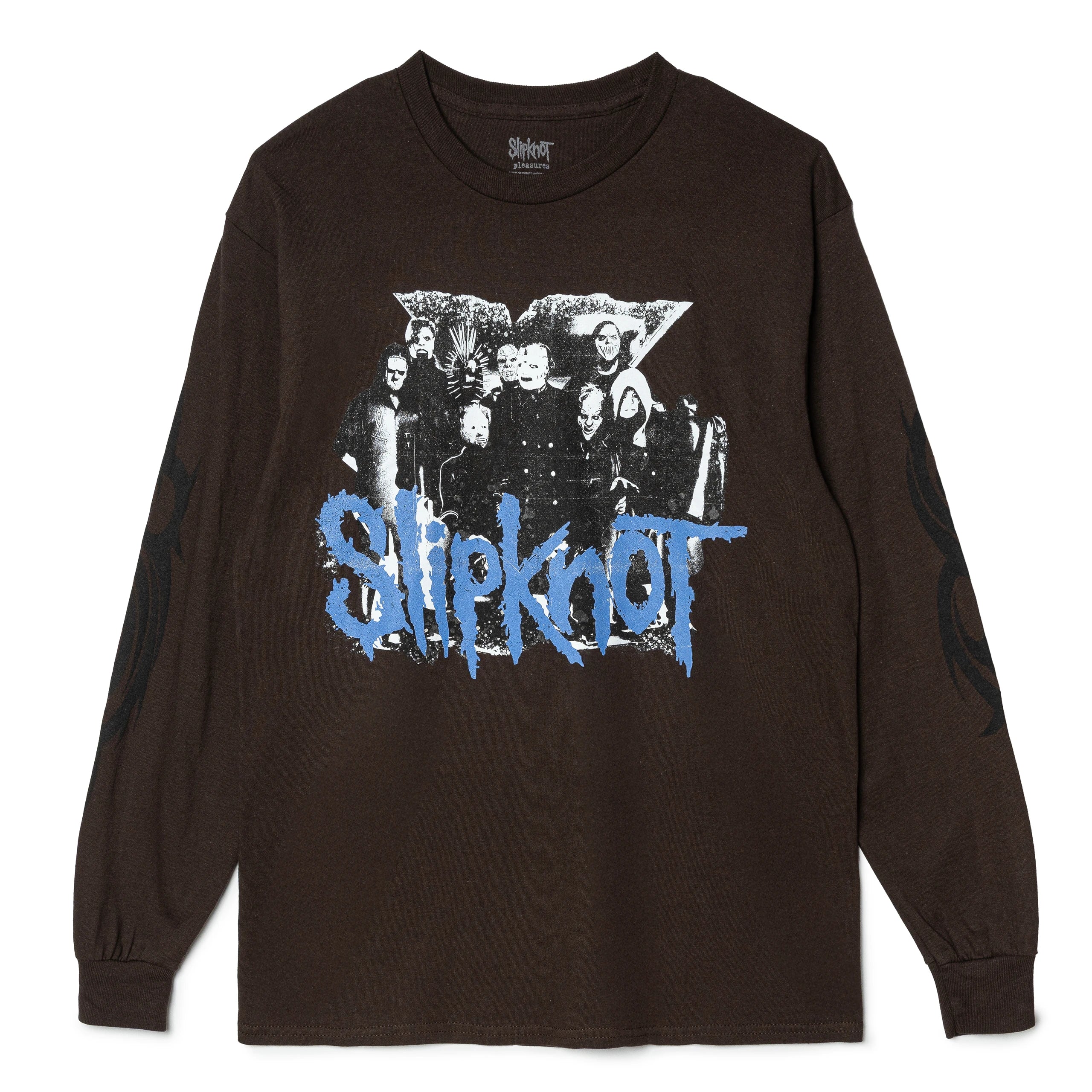 Pleasures x Slipknot Compass L/S Tee | Brown