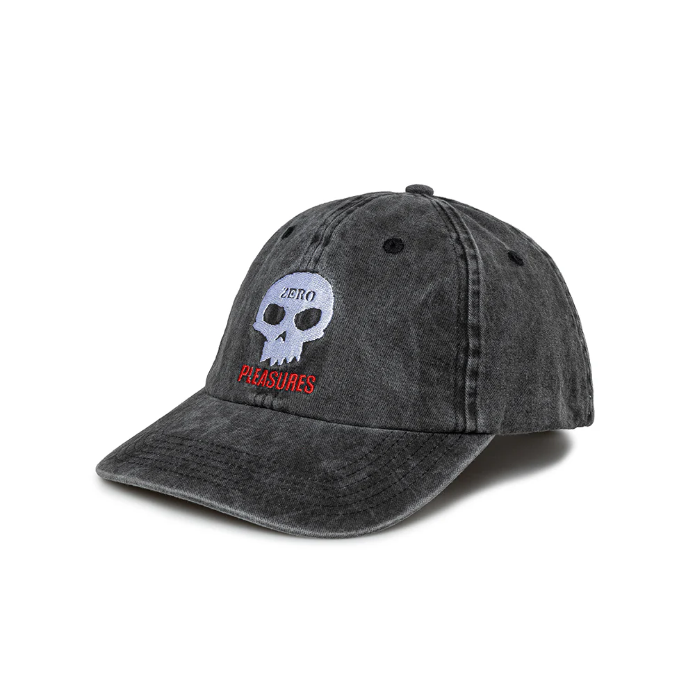 Pleasures x Zero Skull Dad Cap | Black - Image 2