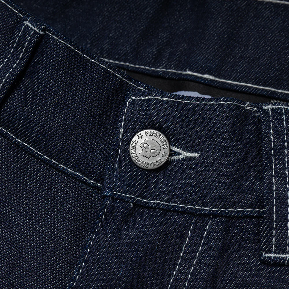 Pleasures x Zero Skull Jorts | Raw - Image 4