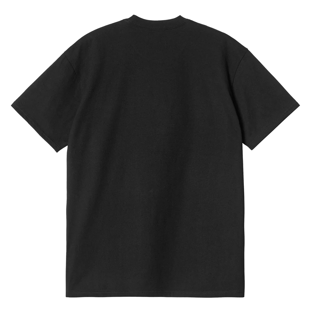 Pocket Heart Tee | Black Red - Image 2