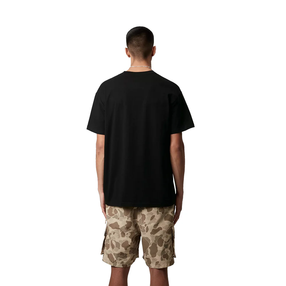 Pocket Heart Tee | Black Red - Image 4