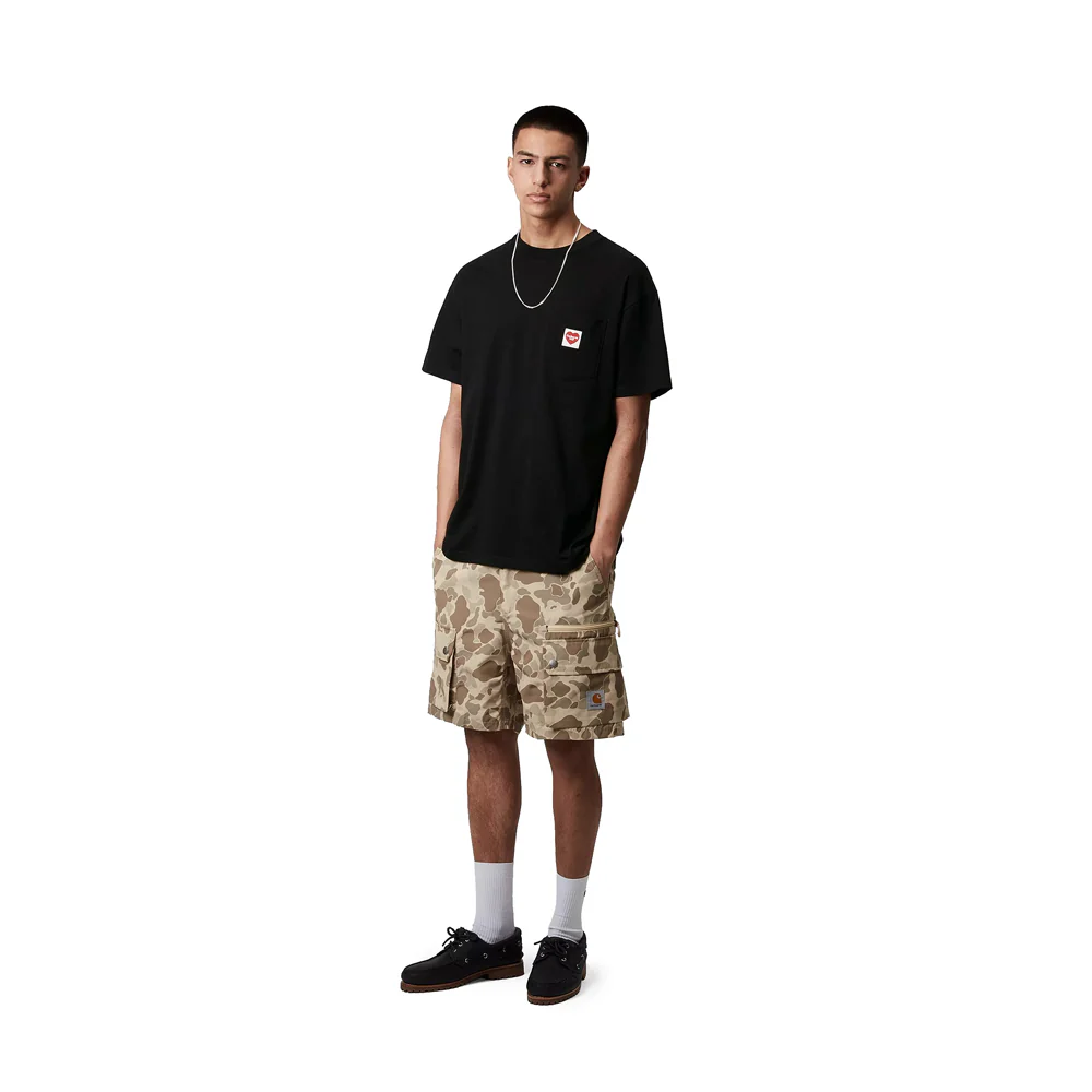 Pocket Heart Tee | Black Red - Image 5