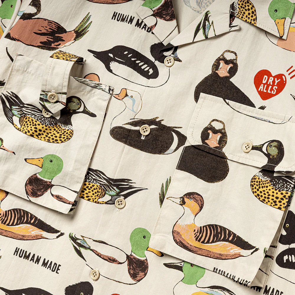 Printed Shirt | Beige - Image 3