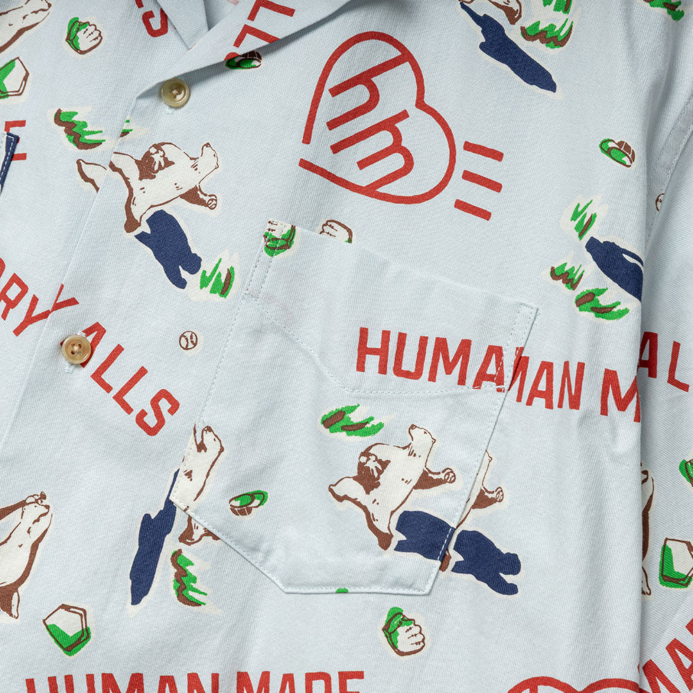 Printed Shirt | Blue - Image 3