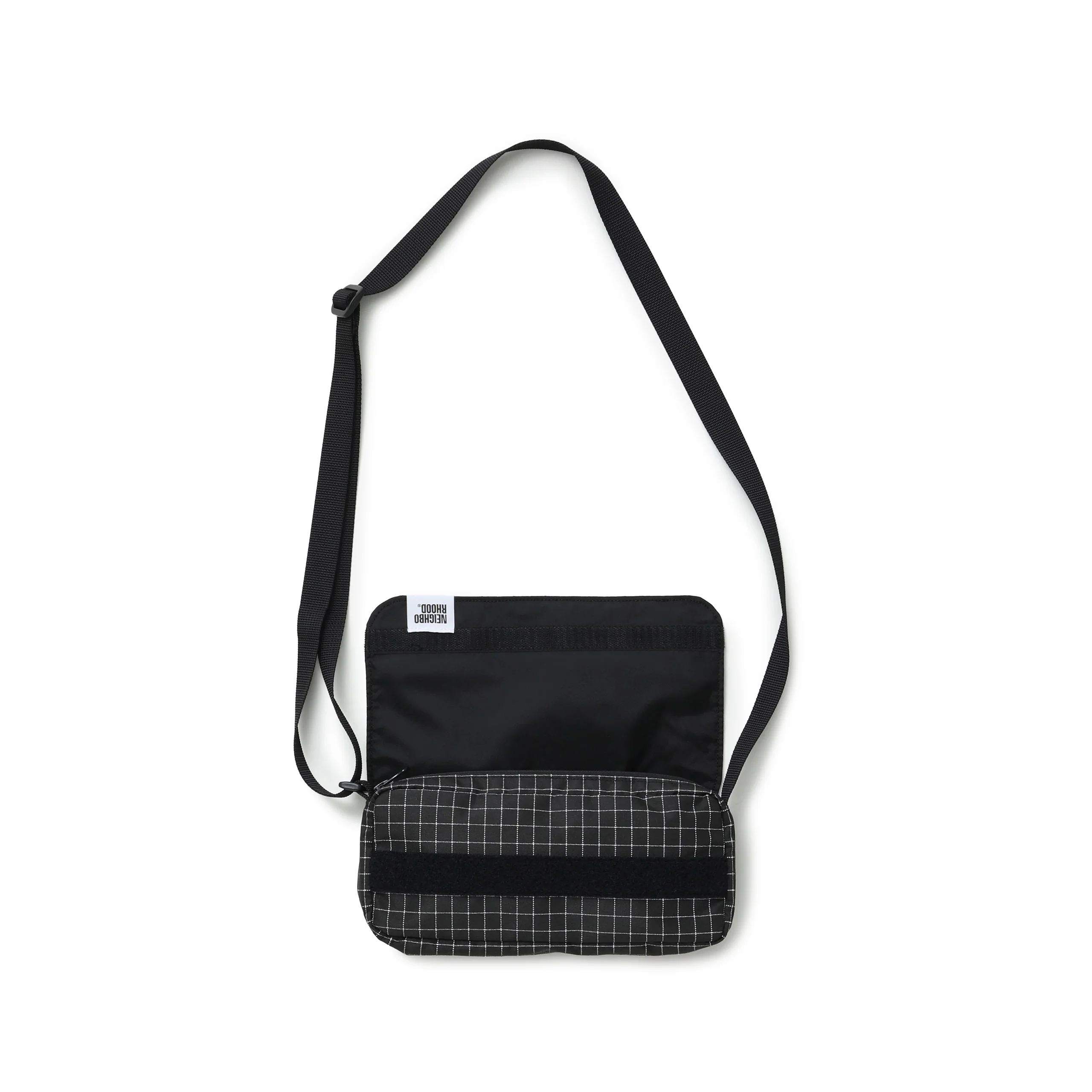 Reflective Mini Shoulder Bag | Black - Image 2