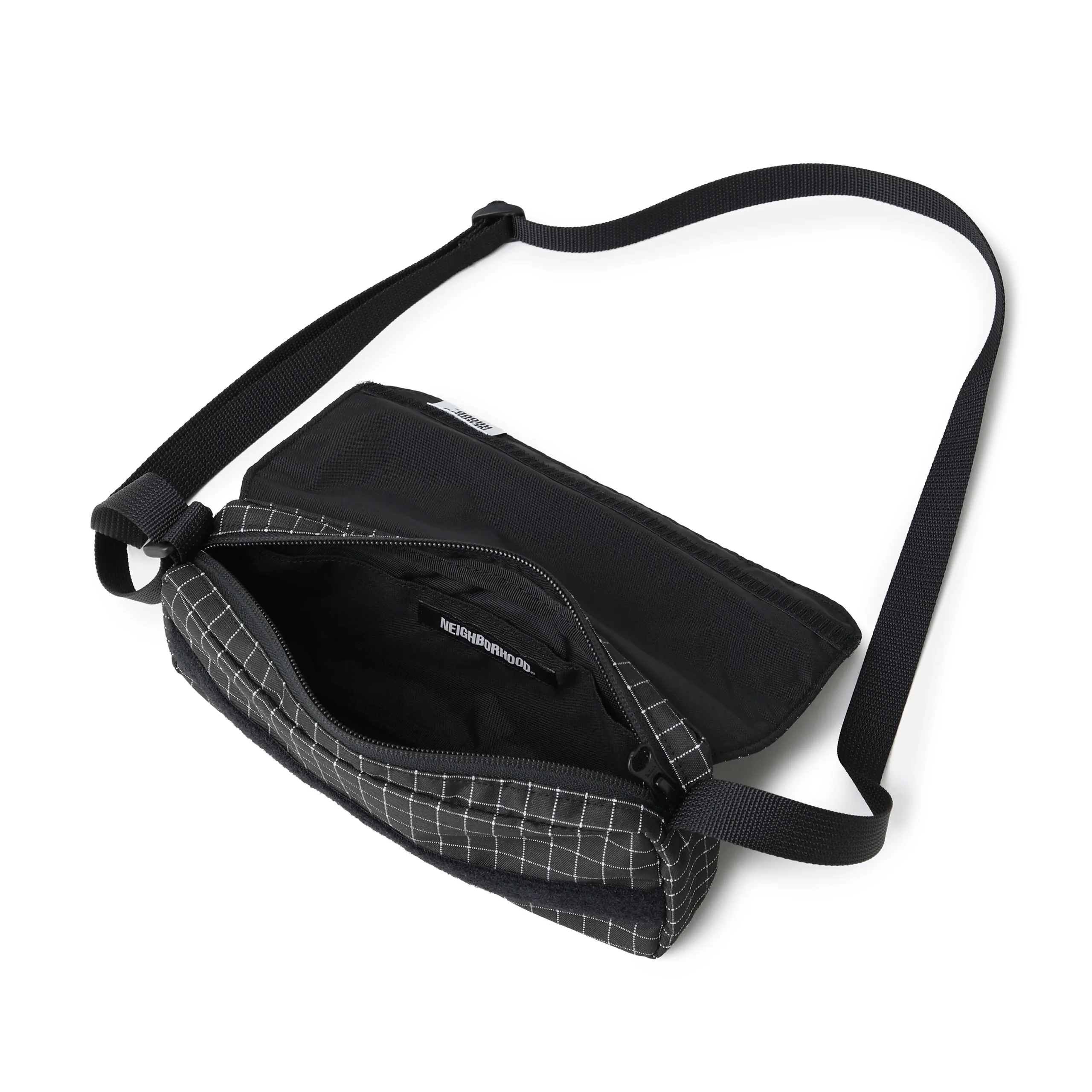 Reflective Mini Shoulder Bag | Black - Image 4