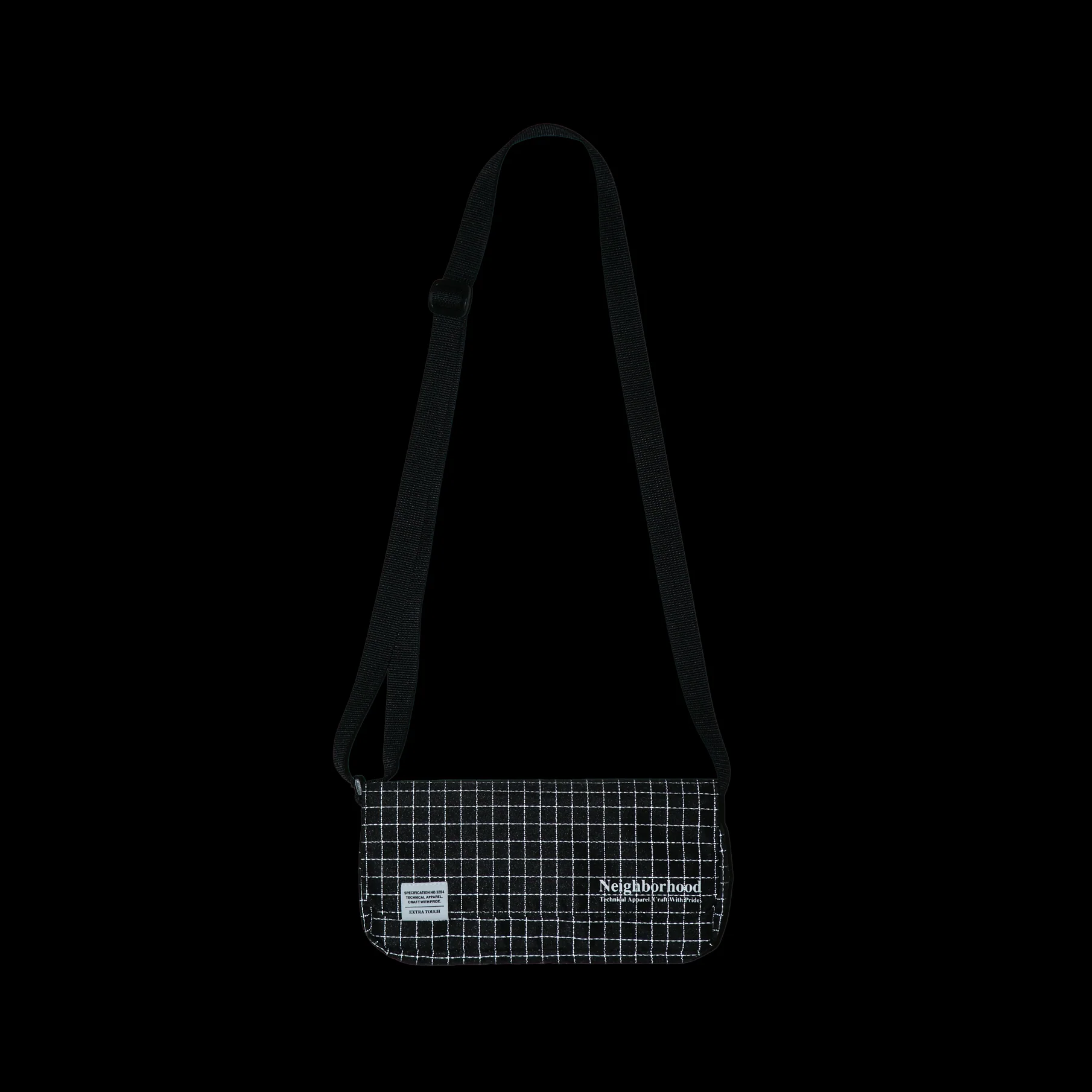 Reflective Mini Shoulder Bag | Black - Image 5