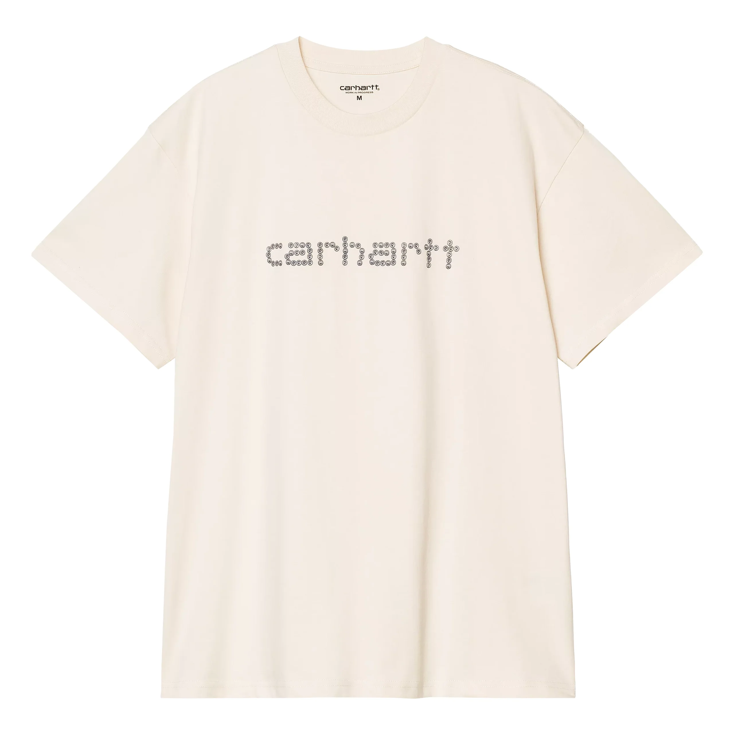 Rivet Script Tee | Natural