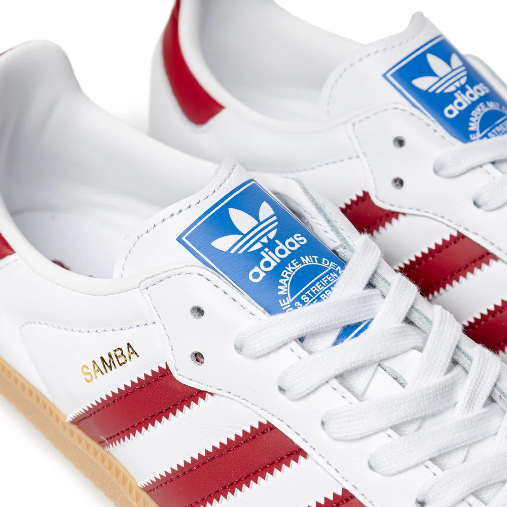 Samba OG | White Burgundy - Image 4