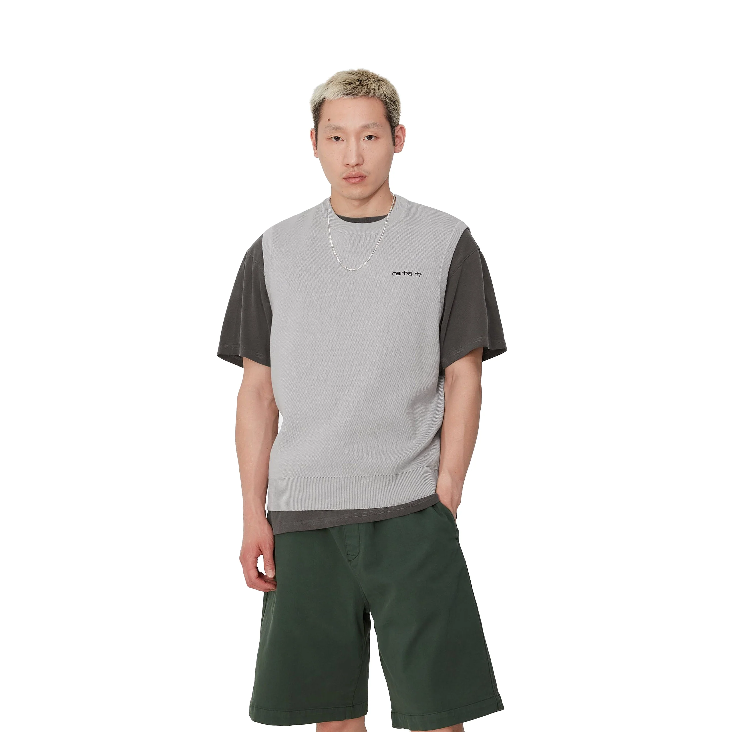 Script Vest Sweater | Basalt - Image 3