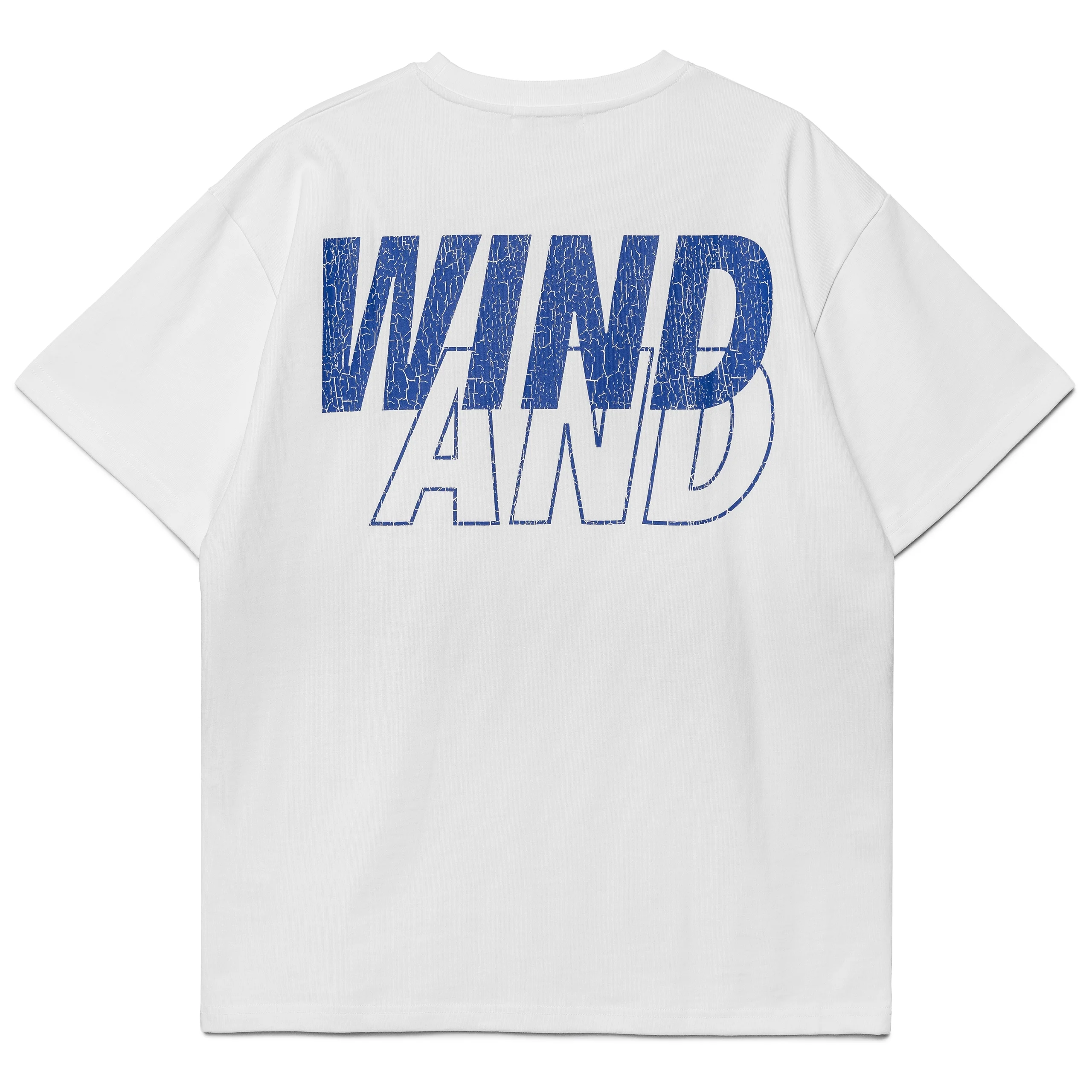 Sea (Crack P-Dye) Tee | White - Image 2