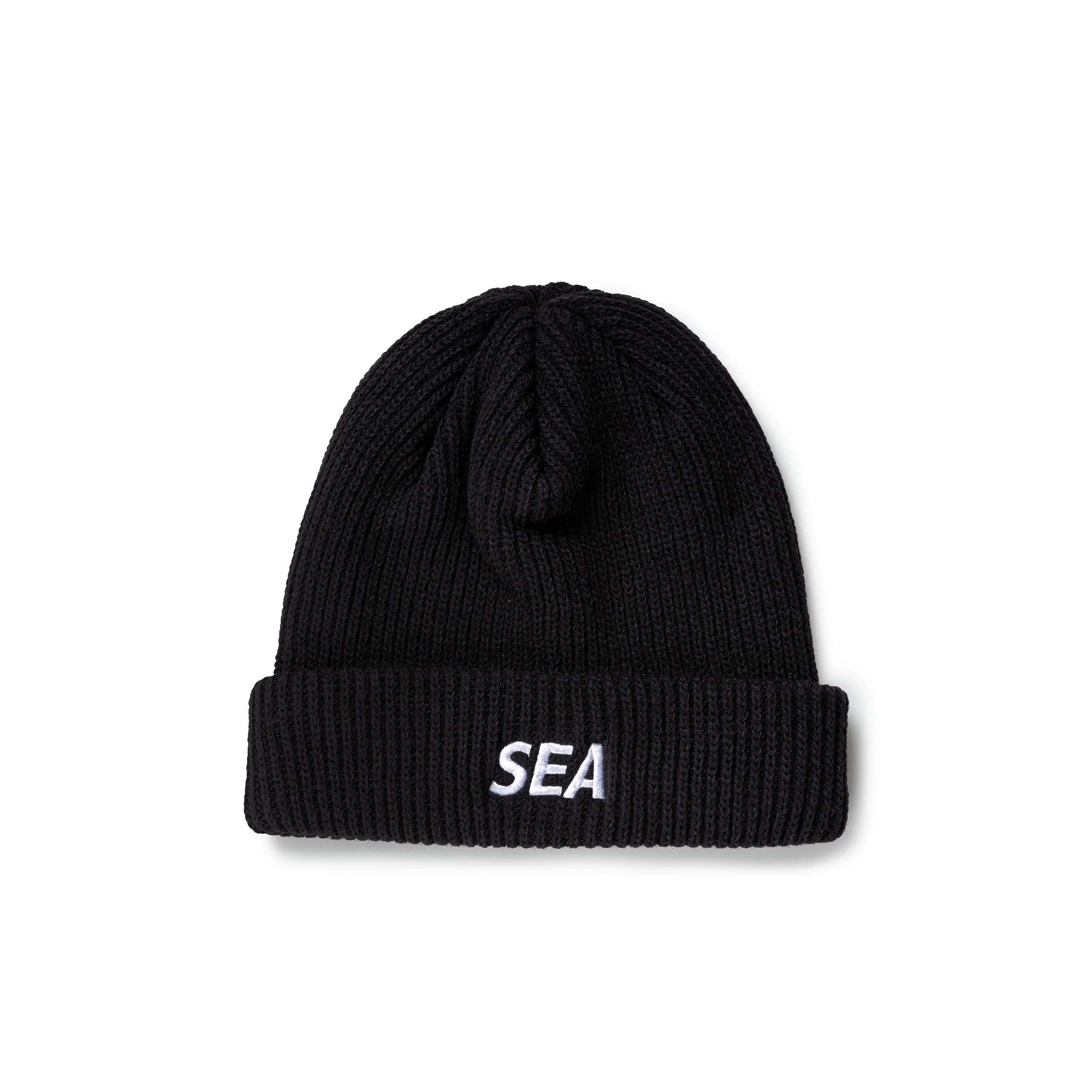 Sea Logo Knit Cap | Black