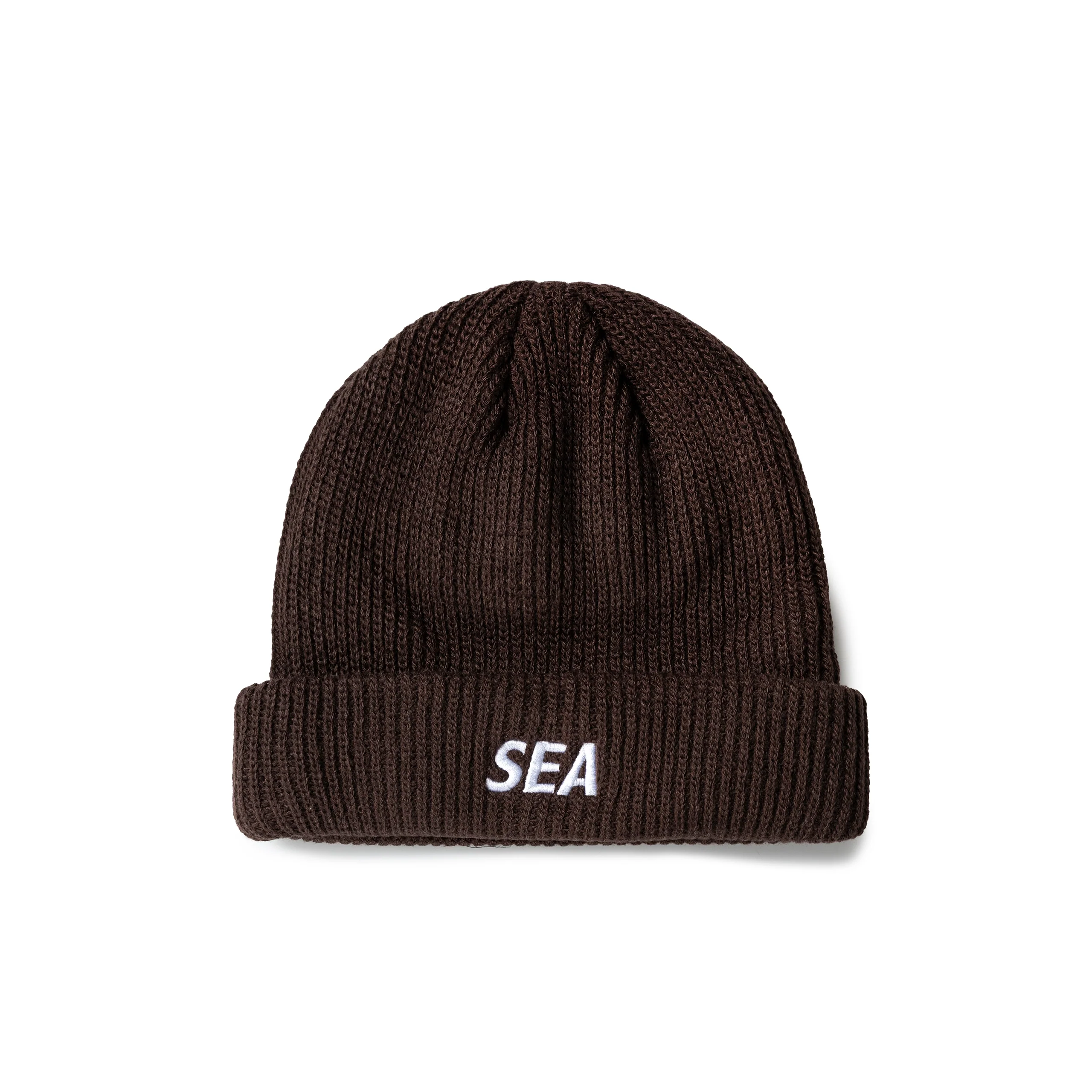 Sea Logo Knit Cap | Brown
