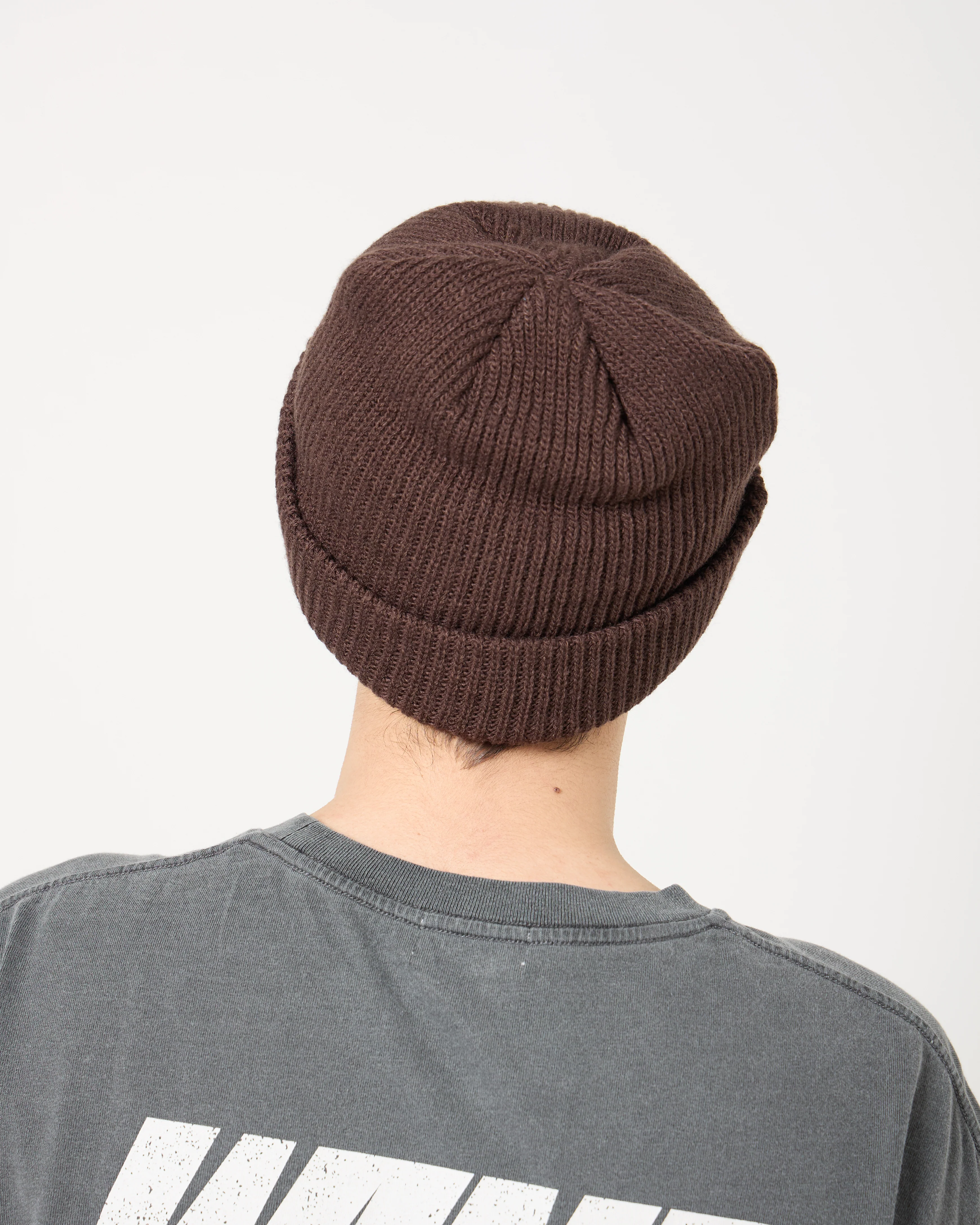 Sea Logo Knit Cap | Brown - Image 6