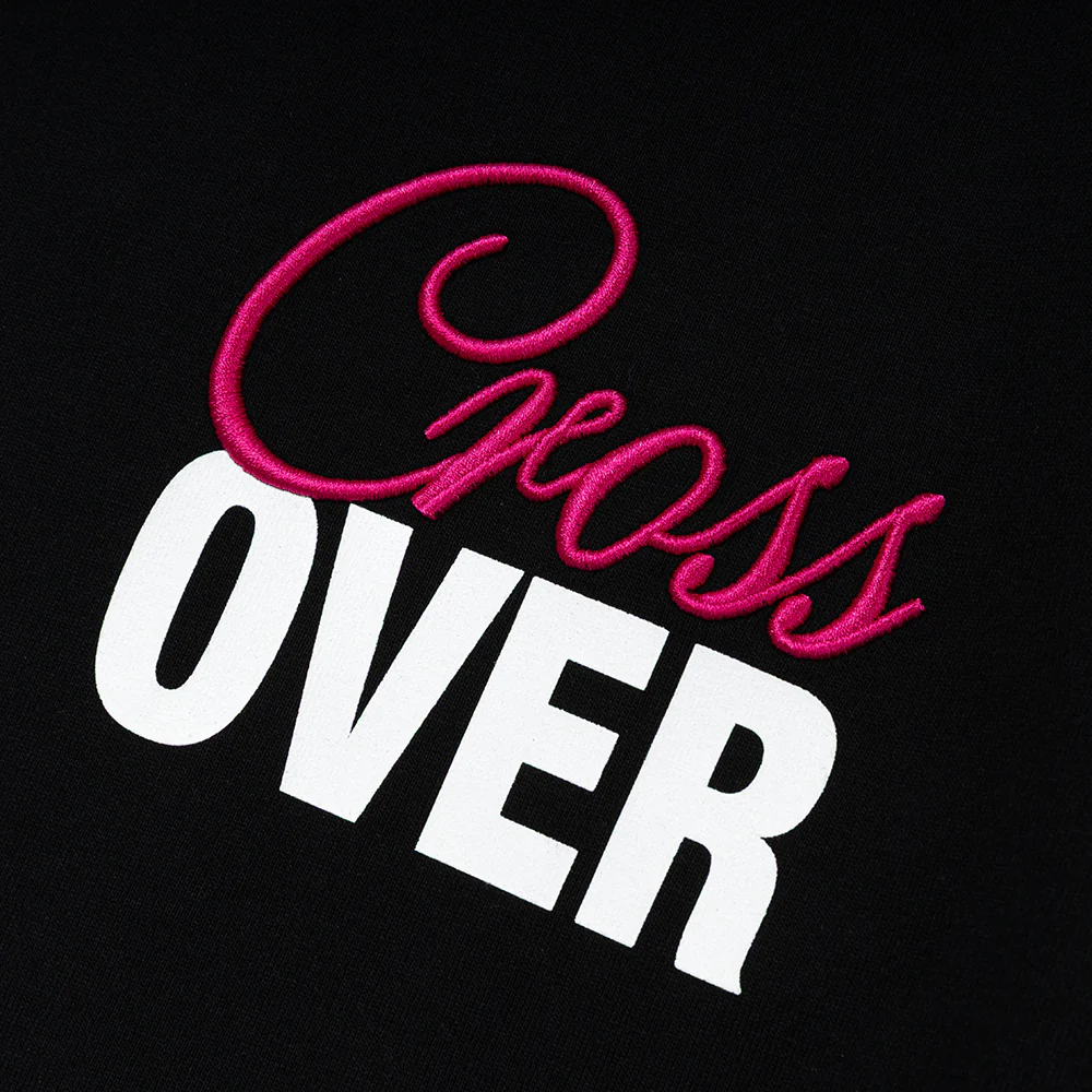 Seasonal Graphic Cursive Tee | Black - Image 3