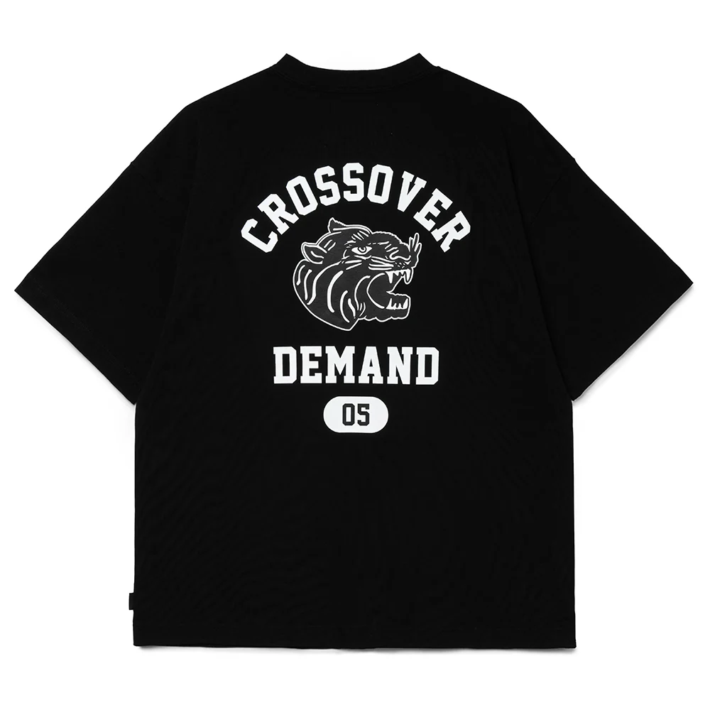 Seasonal Graphic Panther Arch Tee | Black
