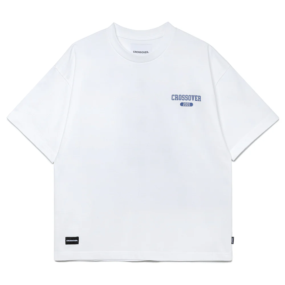 Seasonal Graphic Panther Varsity Tee | White - Image 2