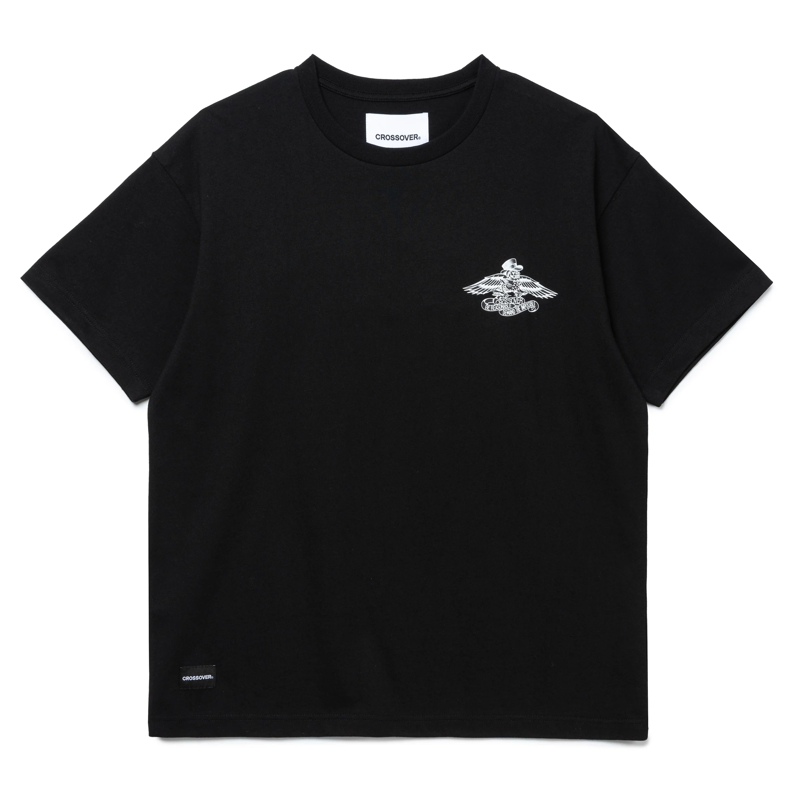 Seasonal Tattoo Storm Feather Tee | Black - Image 2