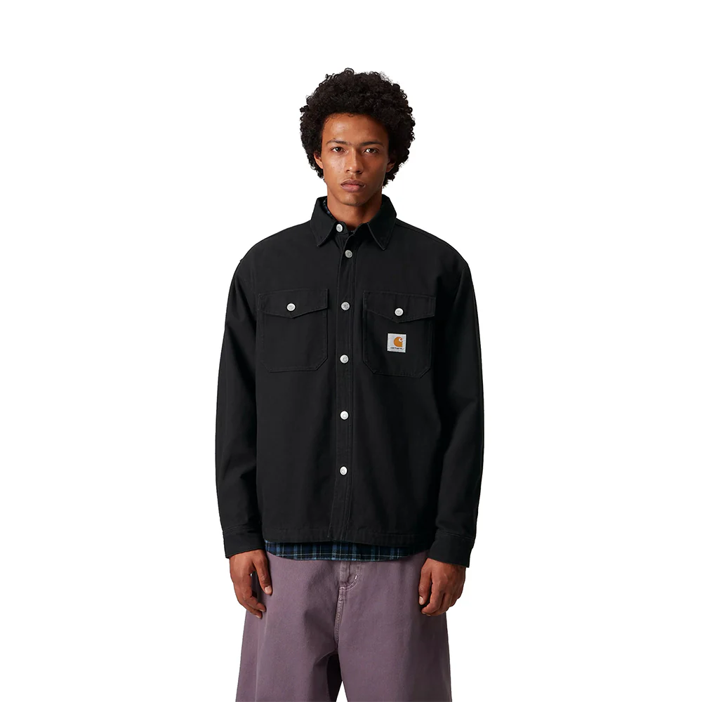 Selby Shirt Jac | Black - Image 5