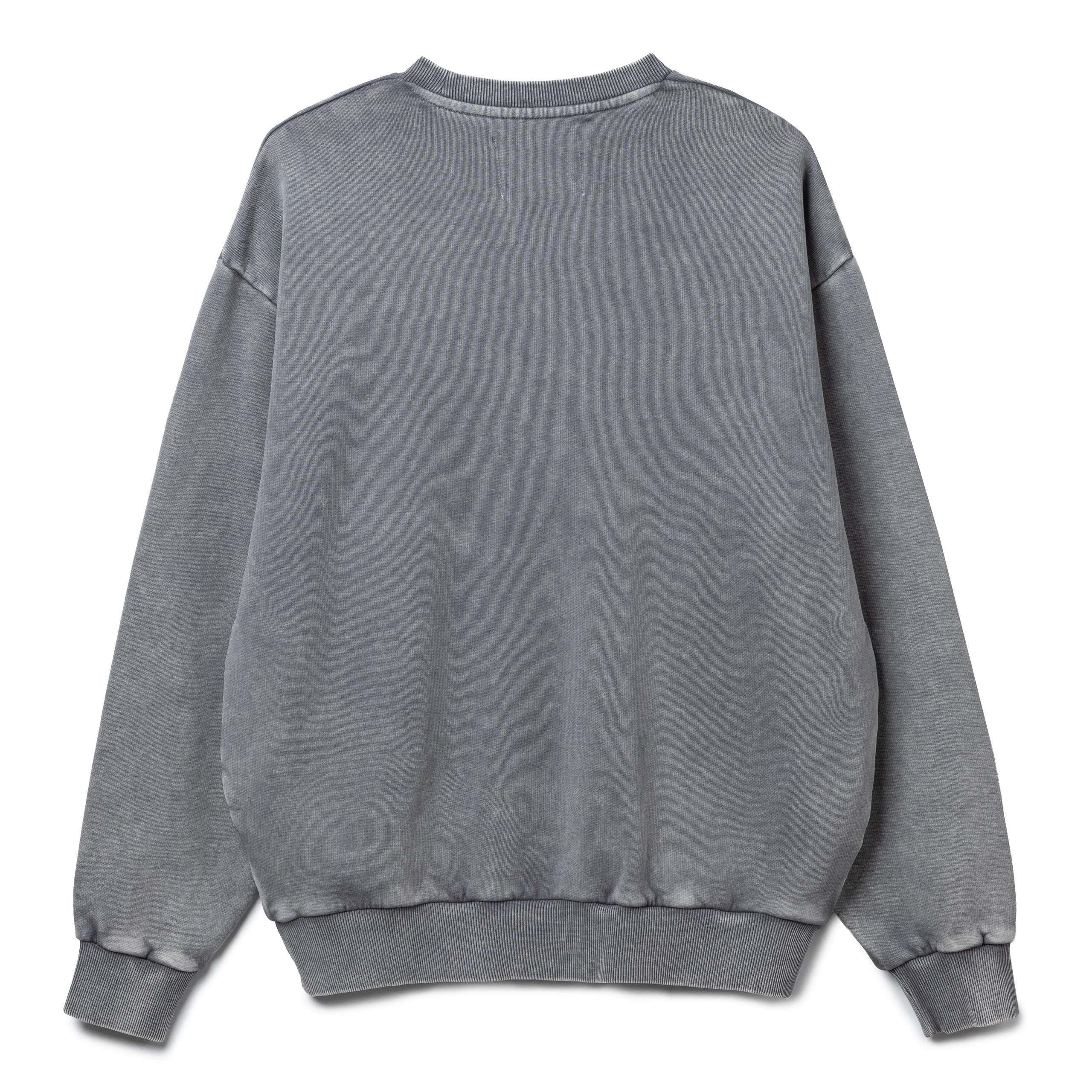 Signature Space Logo Crewneck Sweater | Grey Faded - Image 2