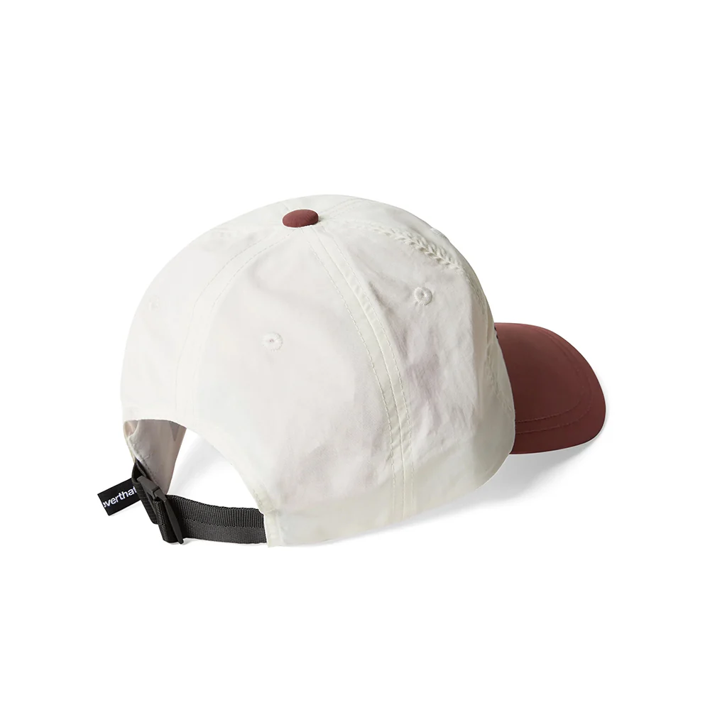 SP-Logo Nylon Cap | Ivory Burgundy - Image 3