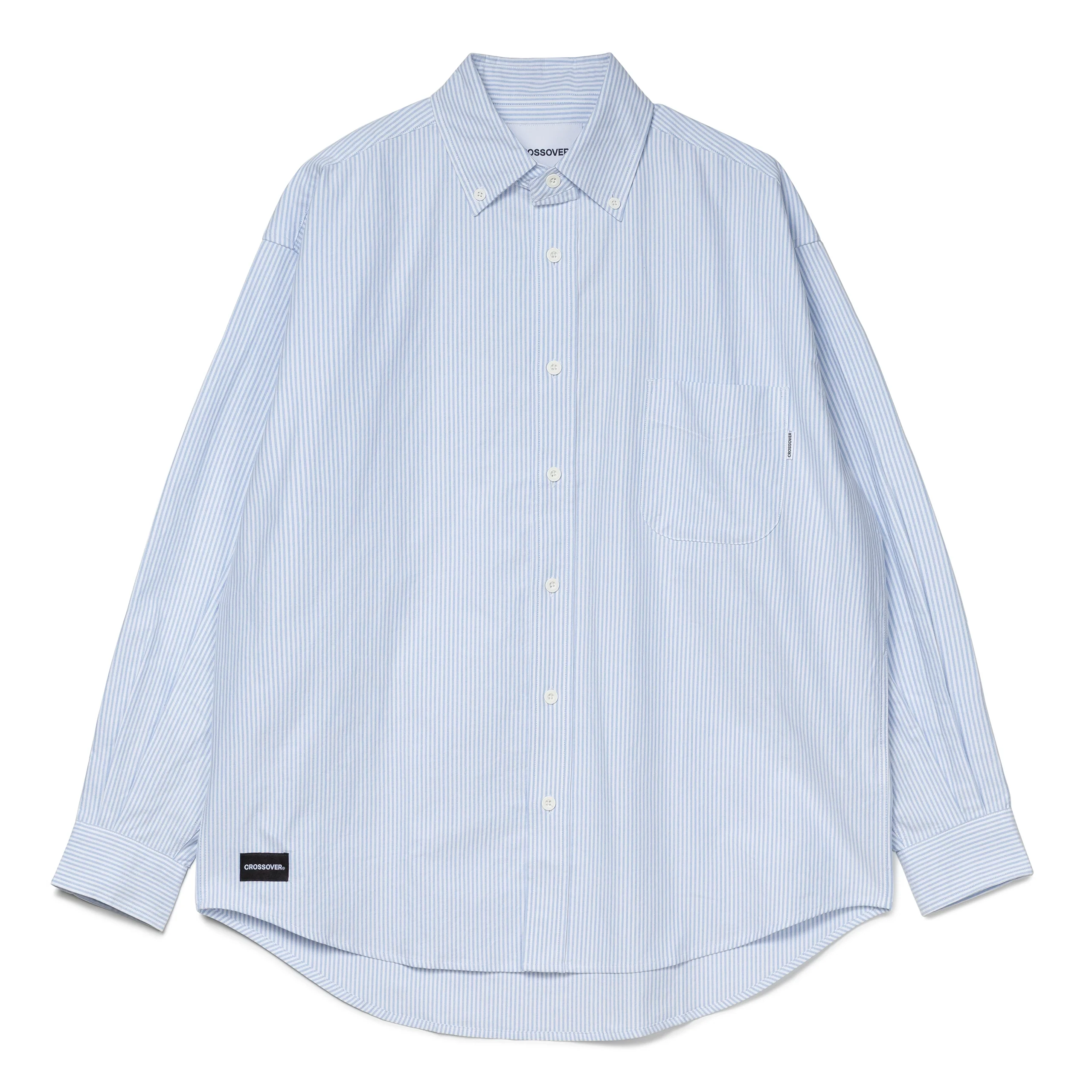 Spec 01 L/S Shirt | White Blue