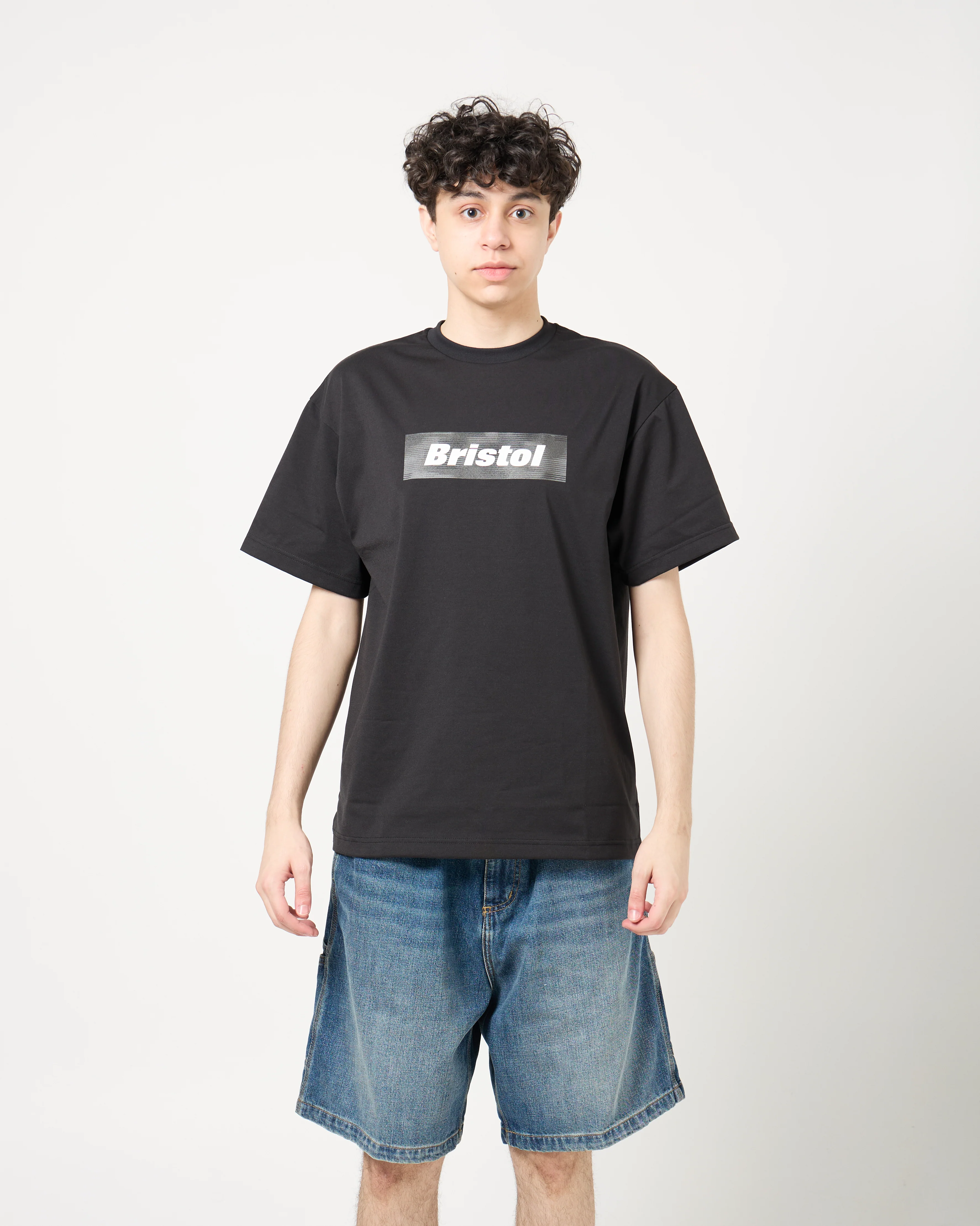 Speed Camo Box Logo Tee | Black - Image 4