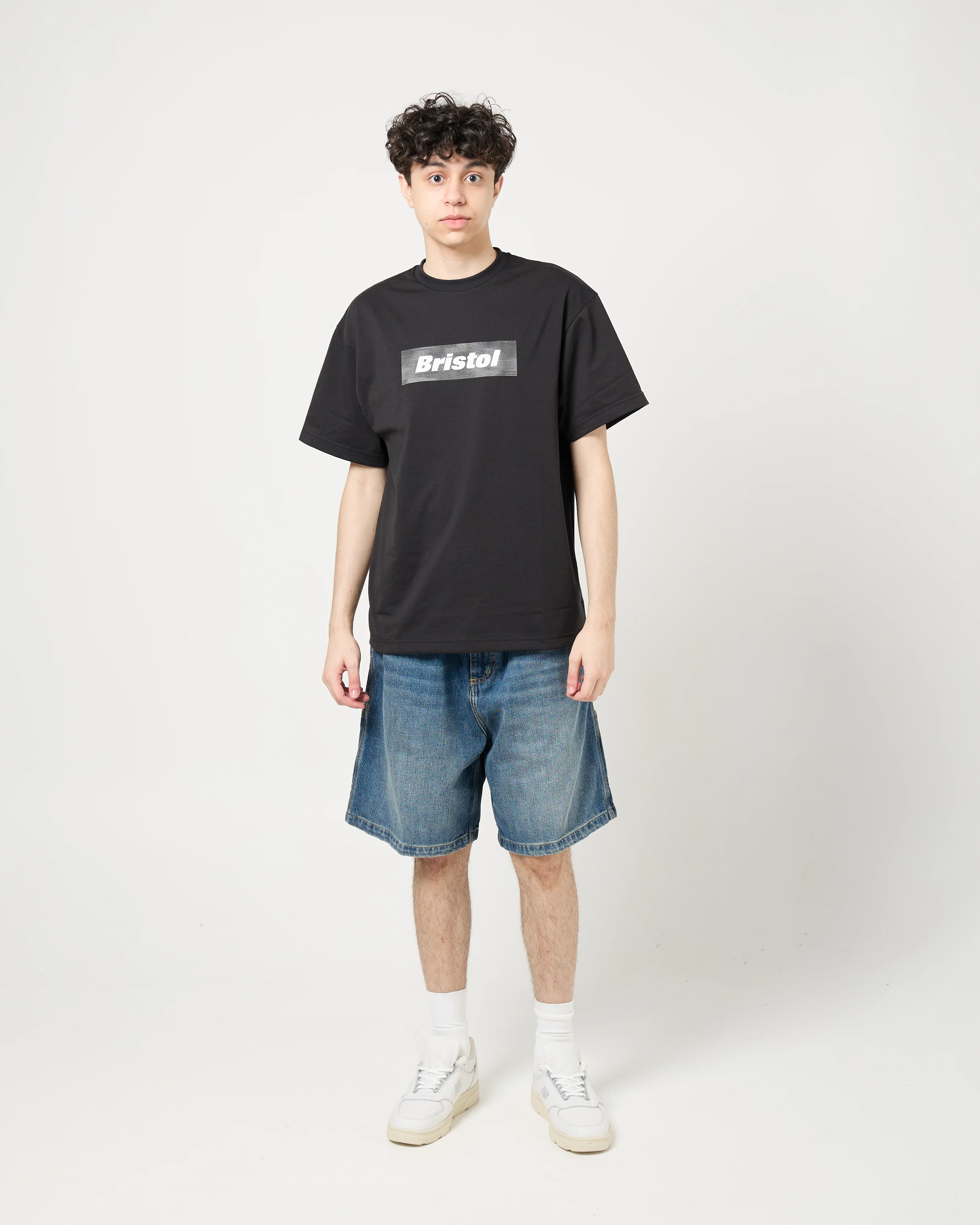 Speed Camo Box Logo Tee | Black - Image 7
