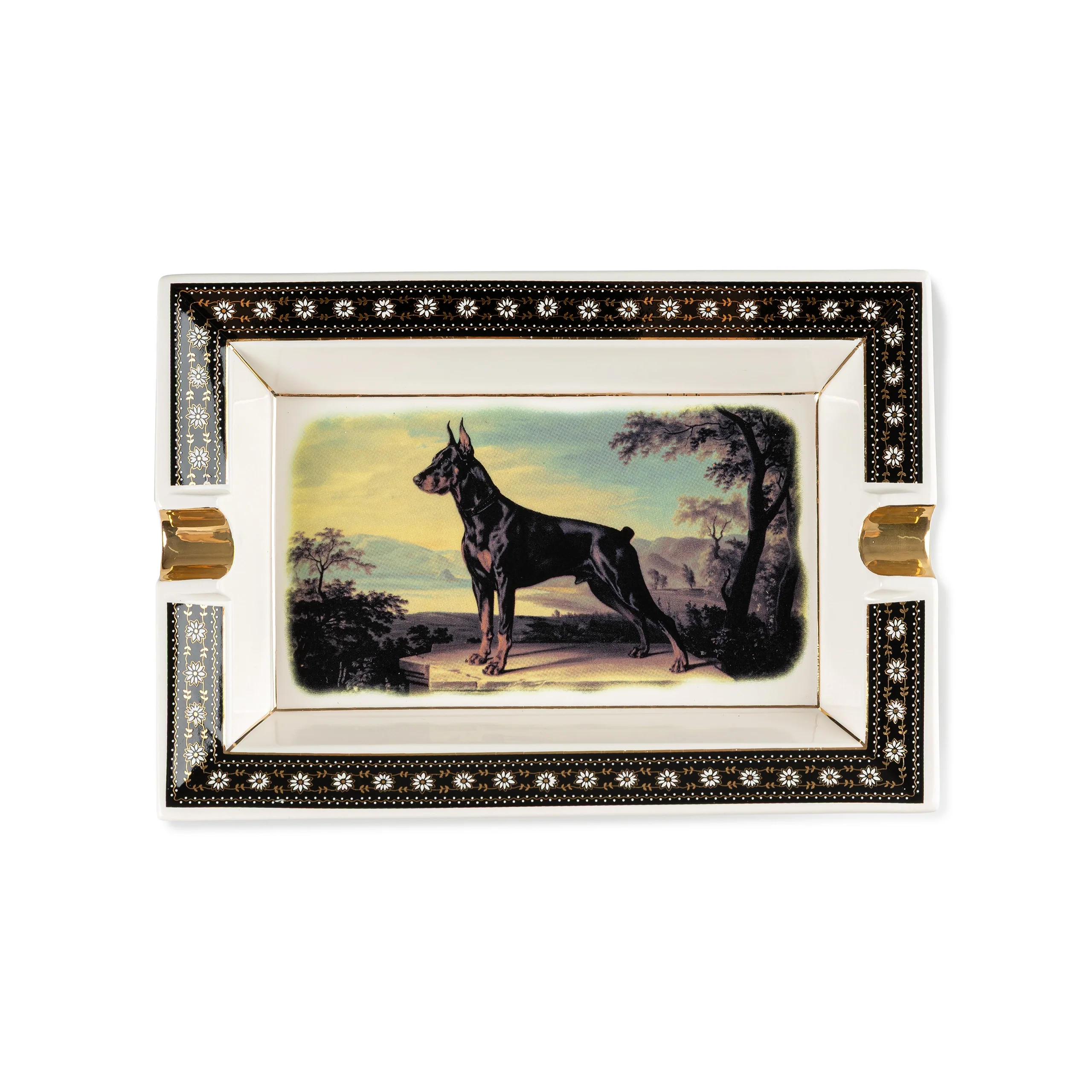 Square Incense Tray | Black