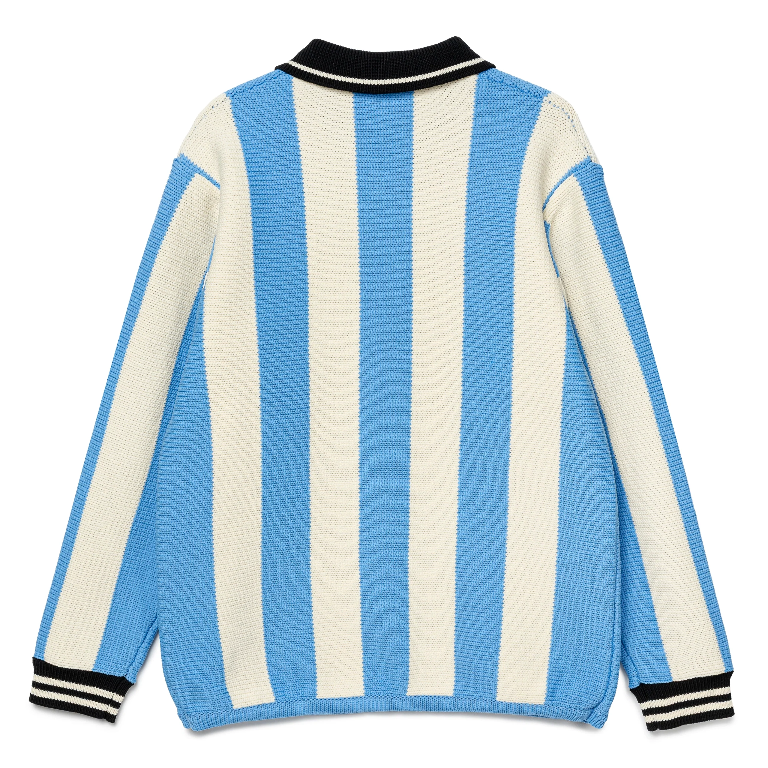 Stripe Knit Shirt | Light Blue - Image 2