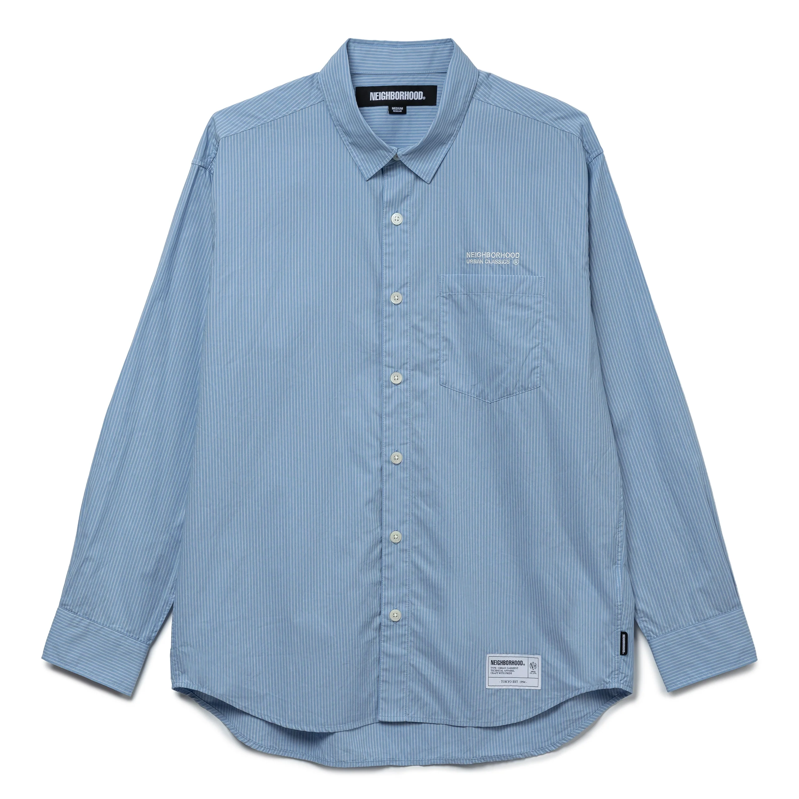 Stripe L/S Shirt | Blue
