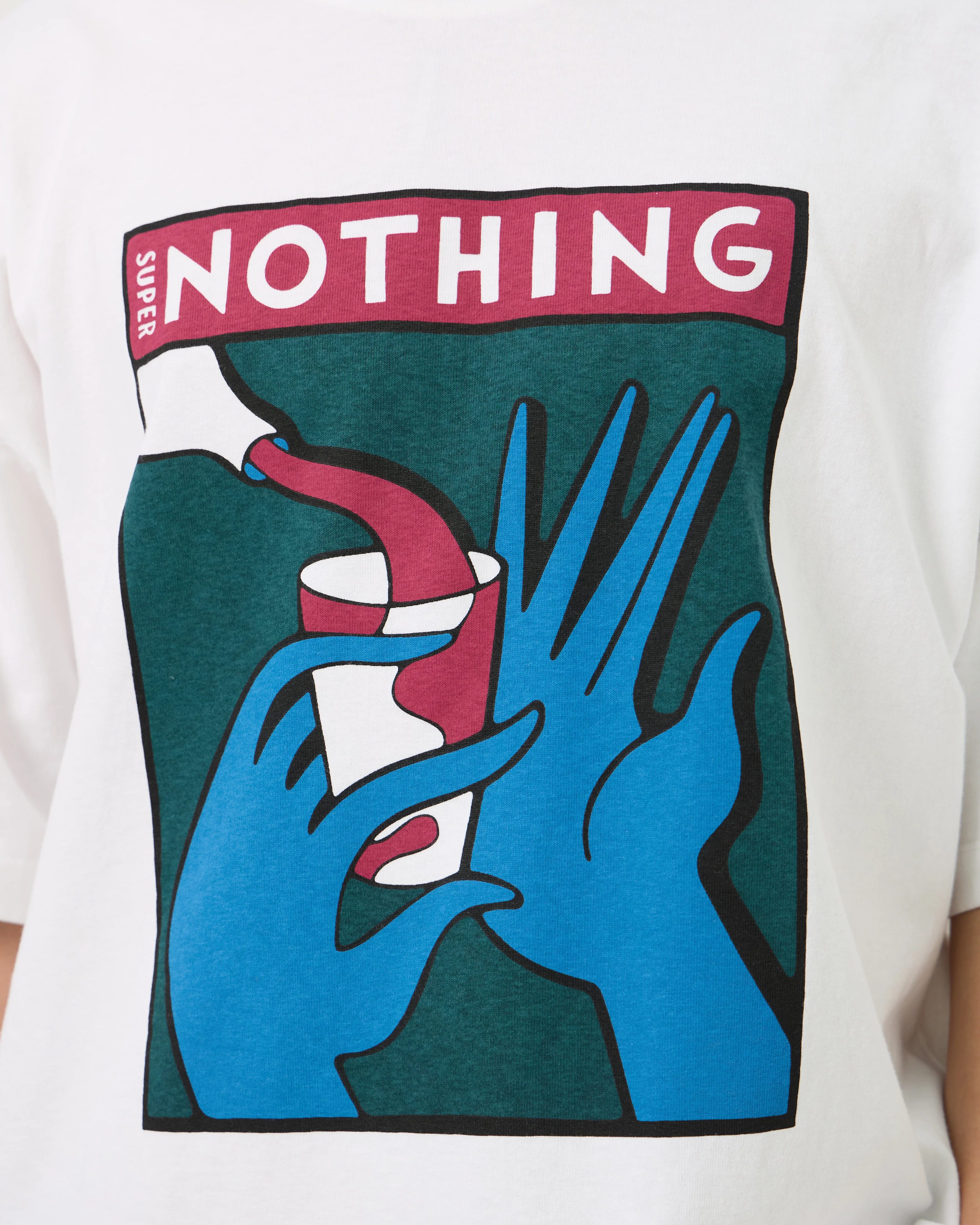 Super Nothing Tee | White - Image 6