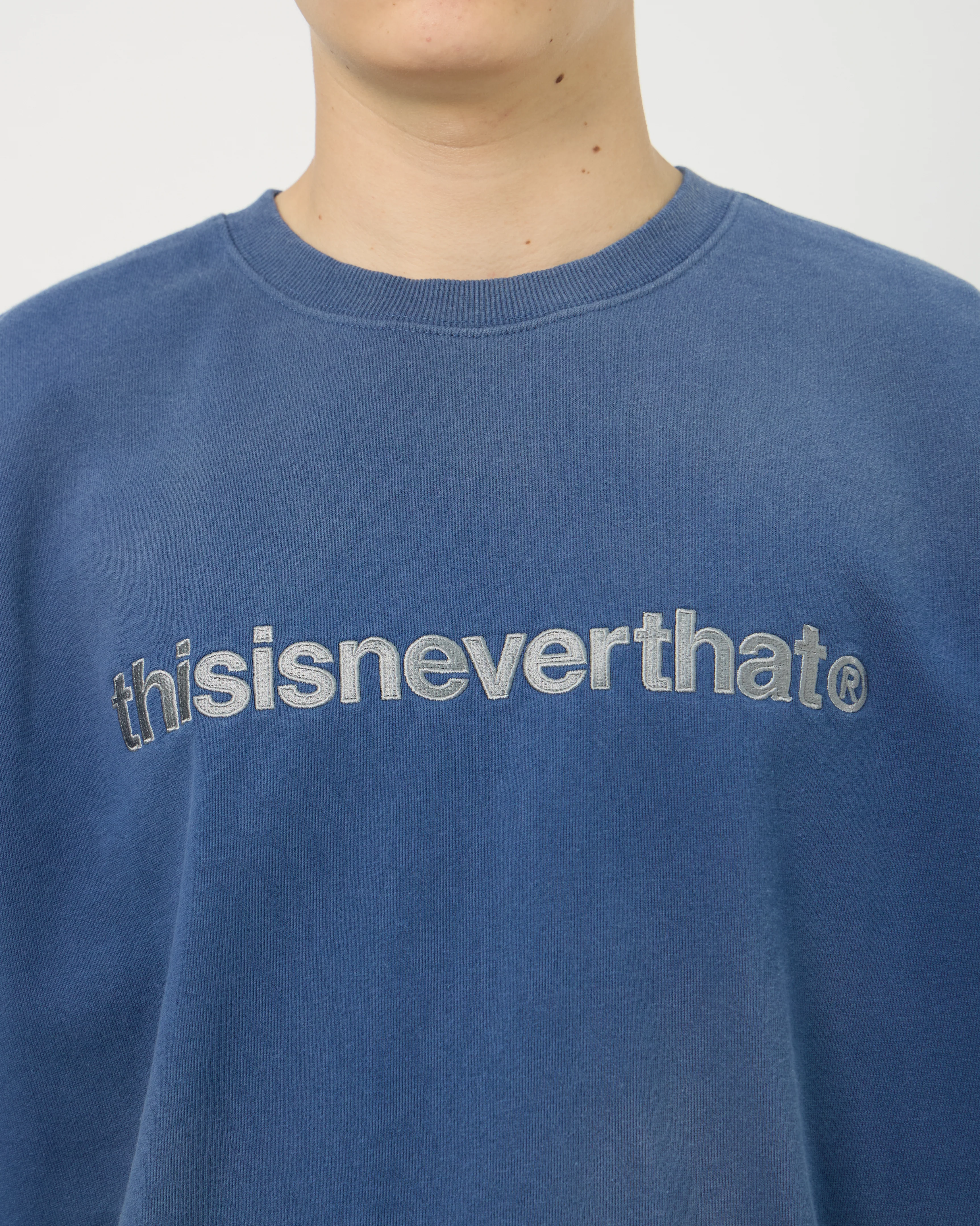 T-Logo Crewneck | Warm Blue - Image 6