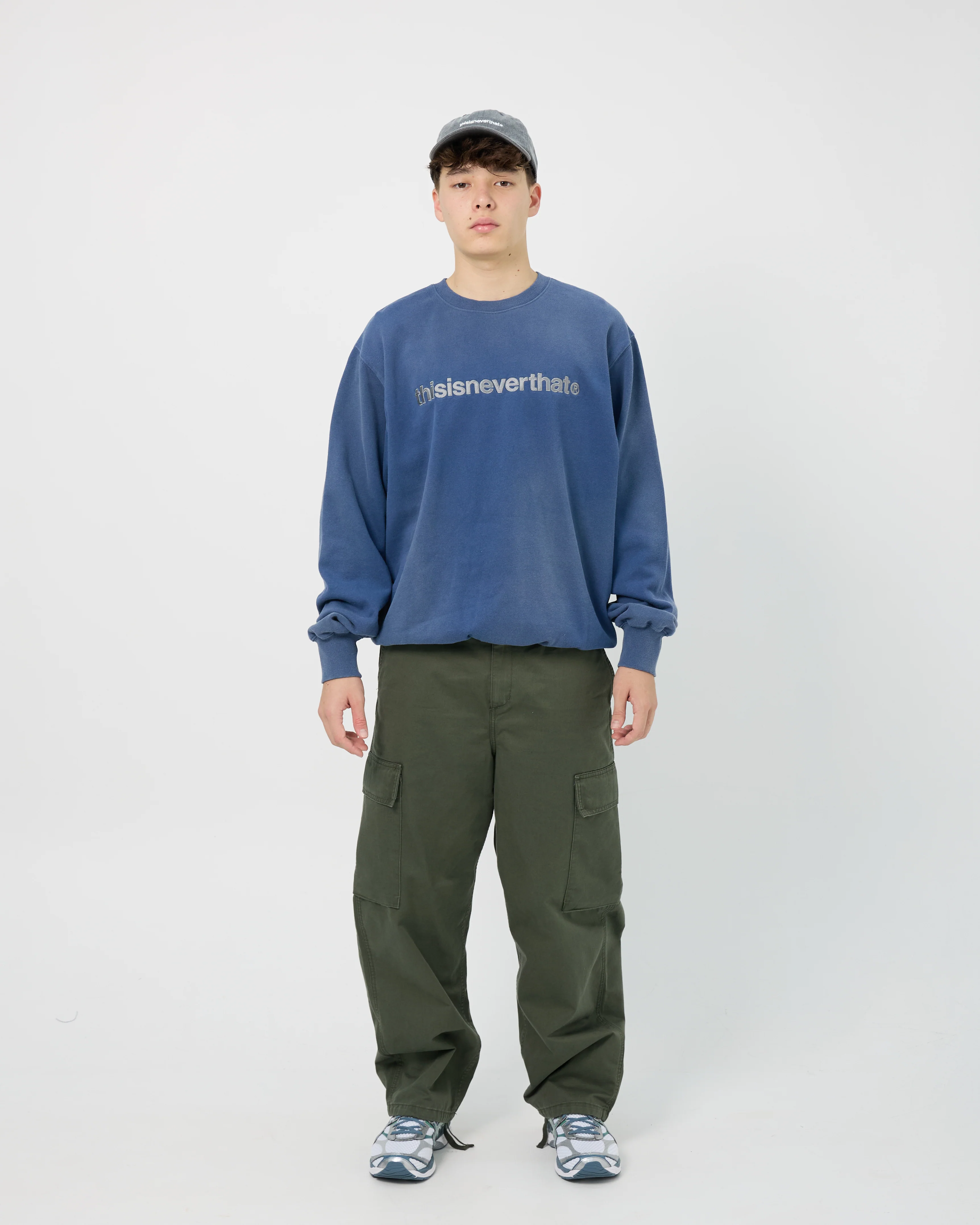 T-Logo Crewneck | Warm Blue - Image 7