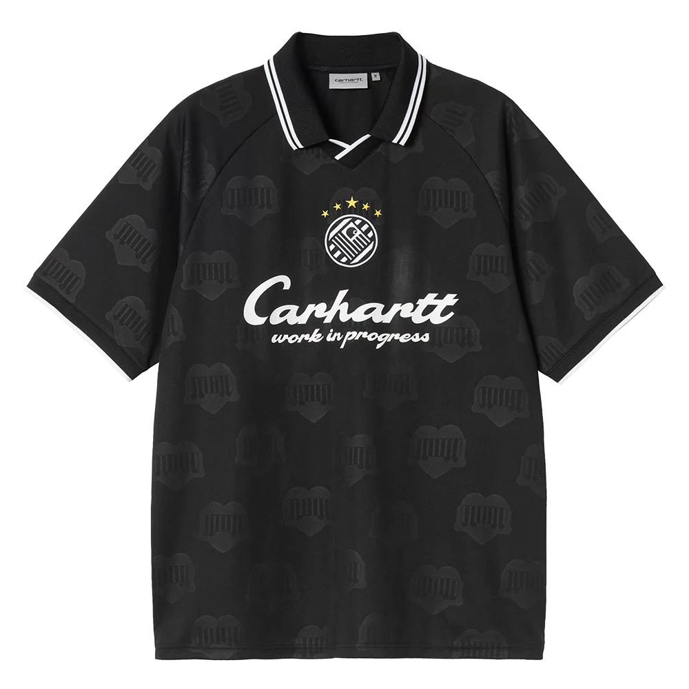 Terrace Football Tee | Heart Train Jacquard Black