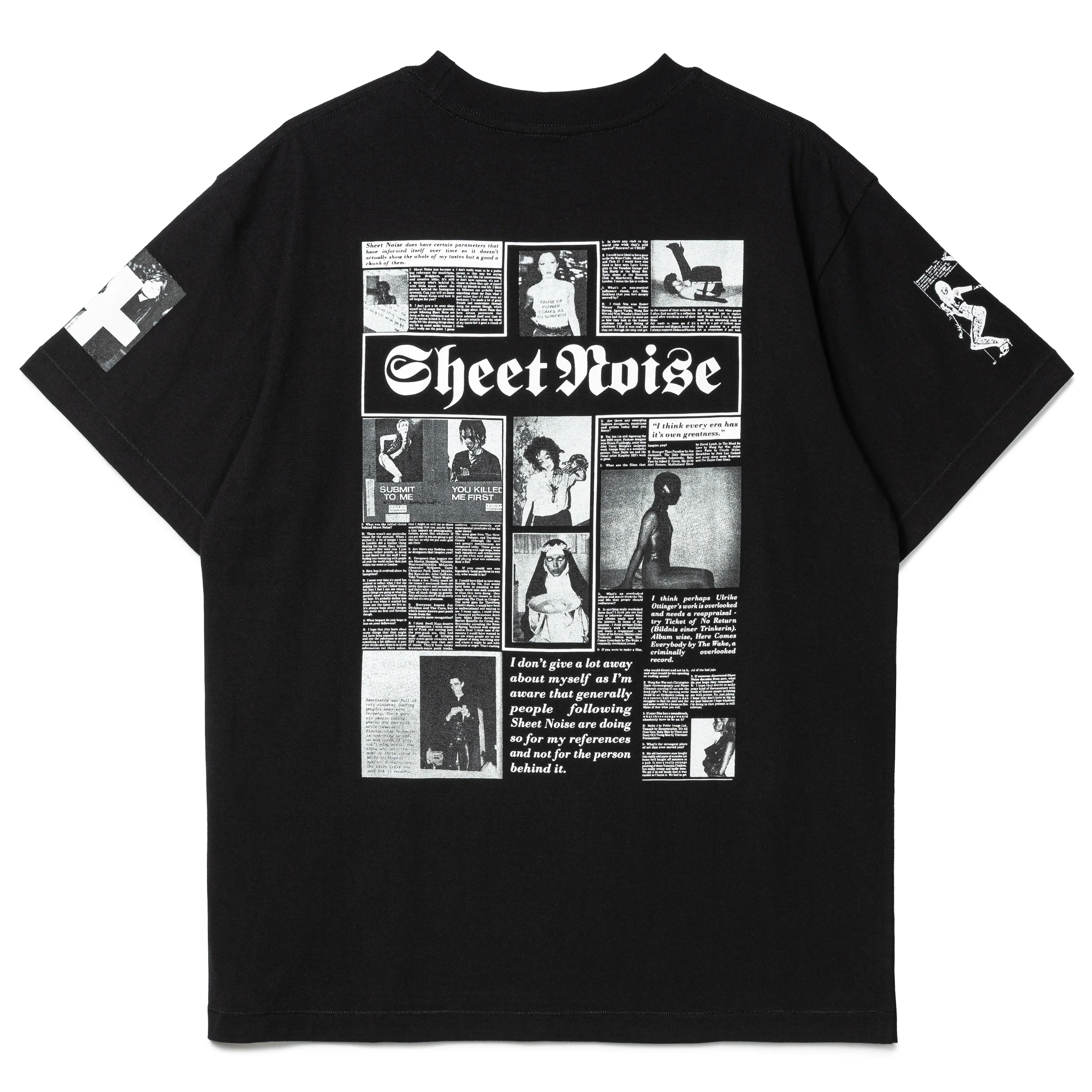 The Salvages x Sheet Noise No Particular Reason Tee | Black - Image 2