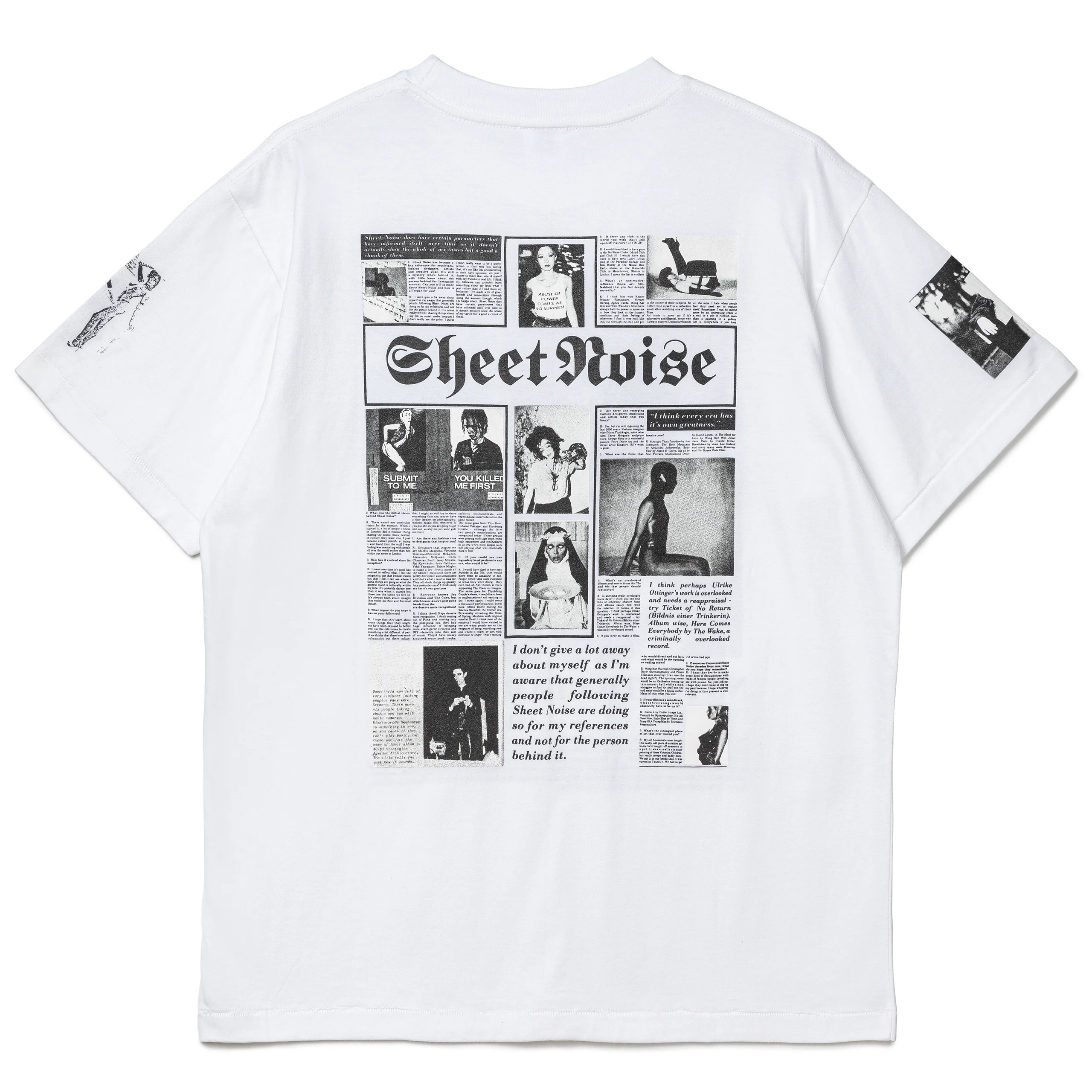 The Salvages x Sheet Noise No Particular Reason Tee | White - Image 2