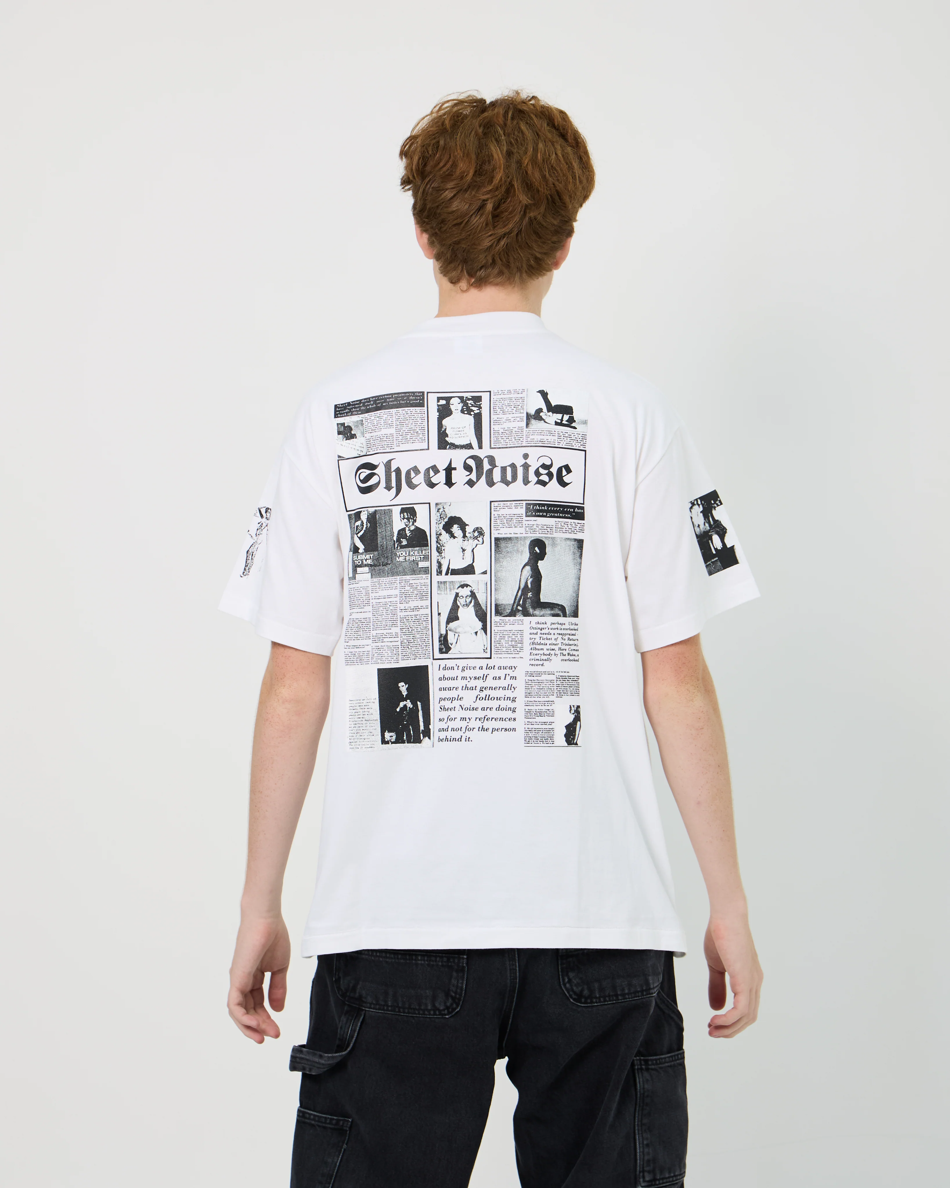 The Salvages x Sheet Noise No Particular Reason Tee | White - Image 5