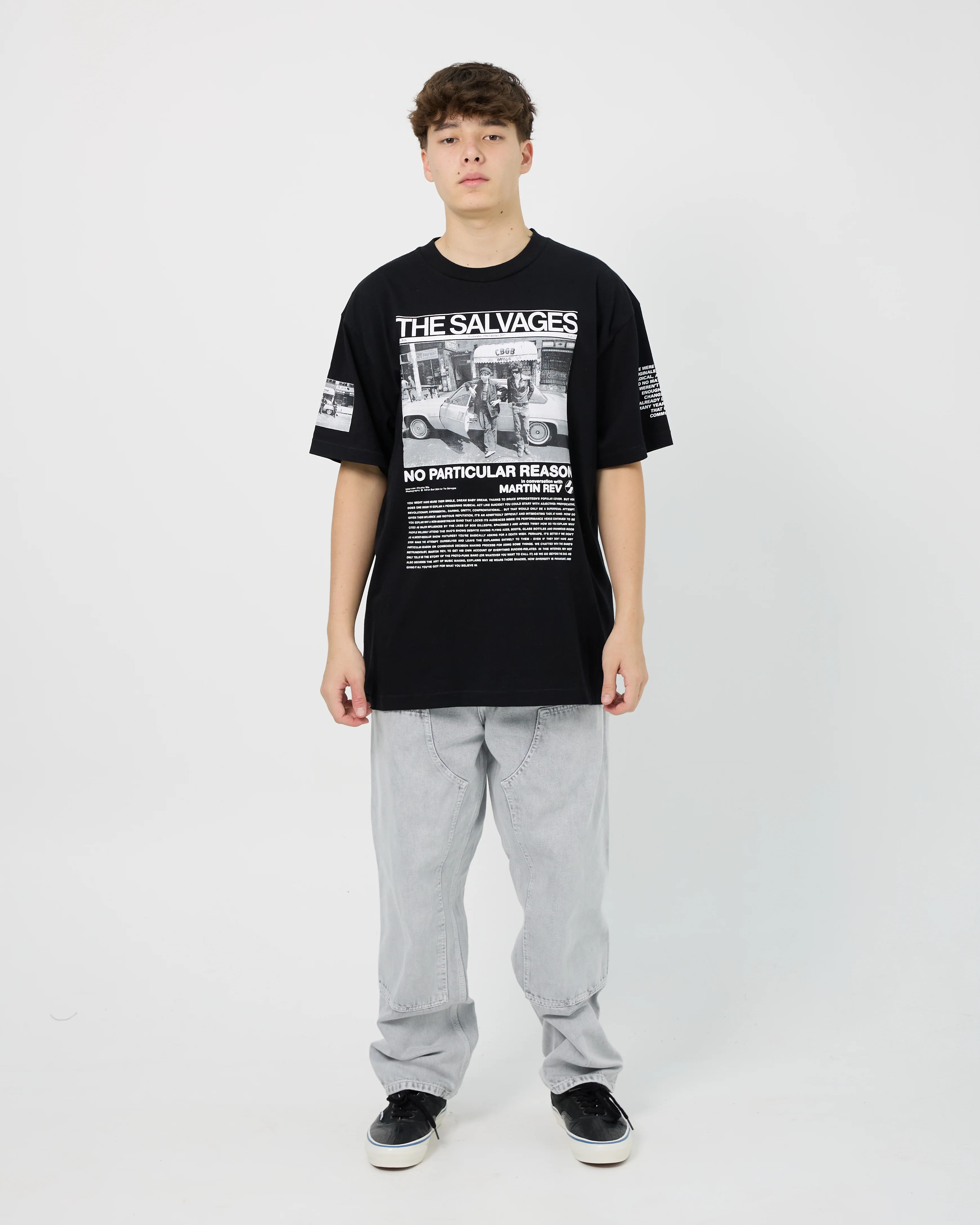 The Salvages x Suicide No Particular Reason Tee | Black - Image 7