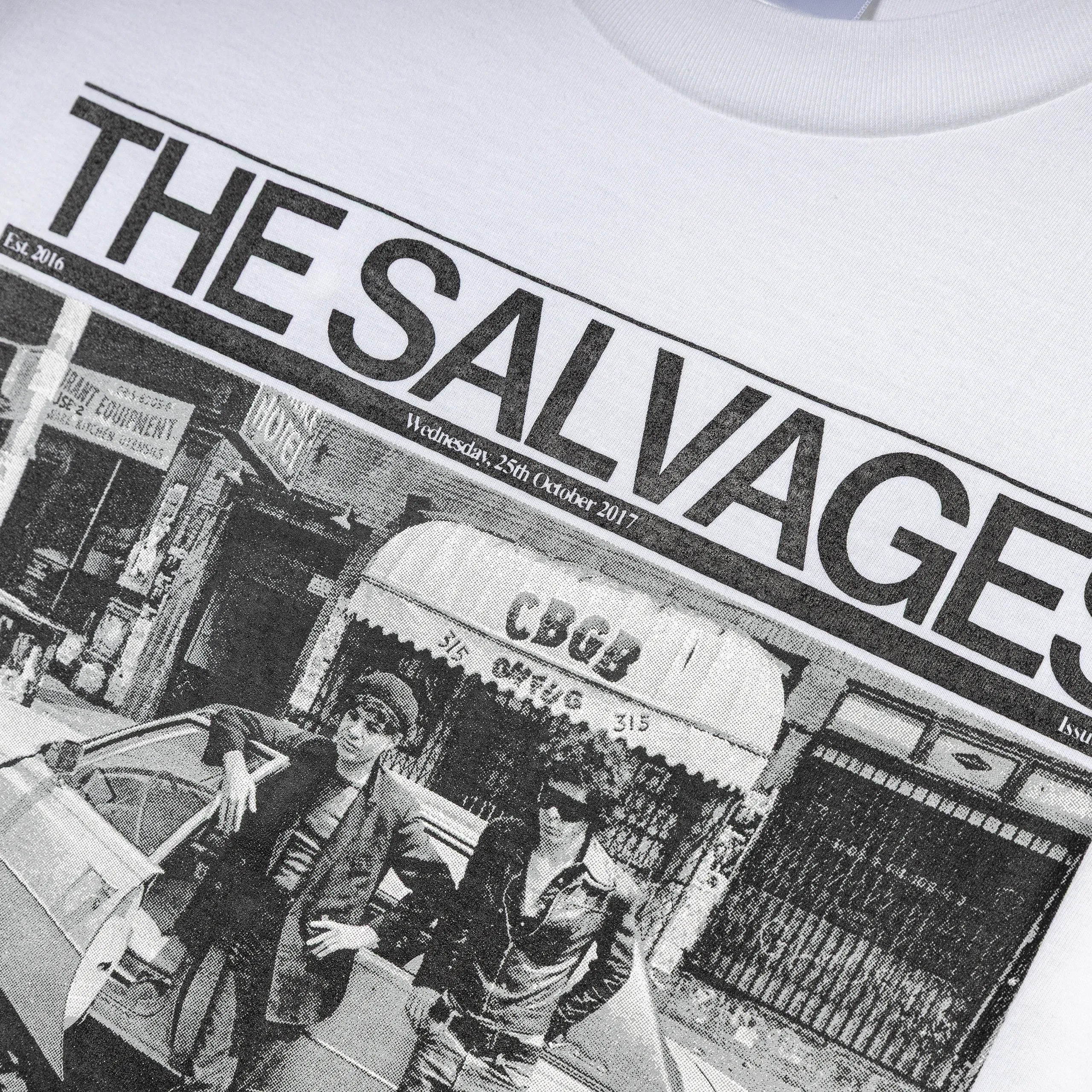 The Salvages x Suicide No Particular Reason Tee | White - Image 3