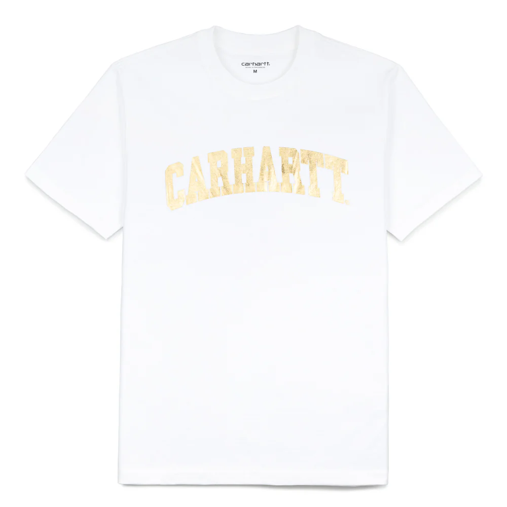 University S/S Tee | White Gold