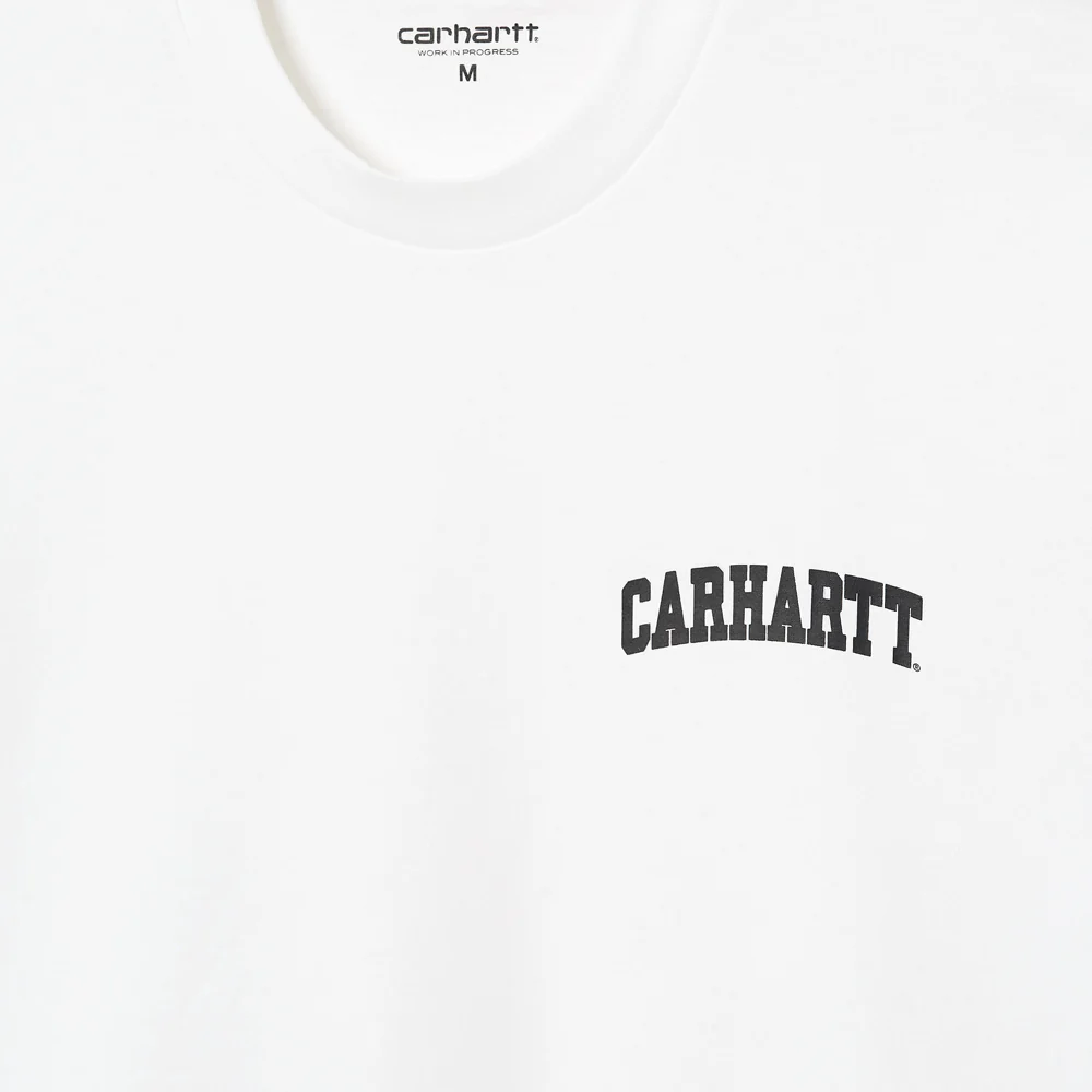 University Script Tee | White - Image 3