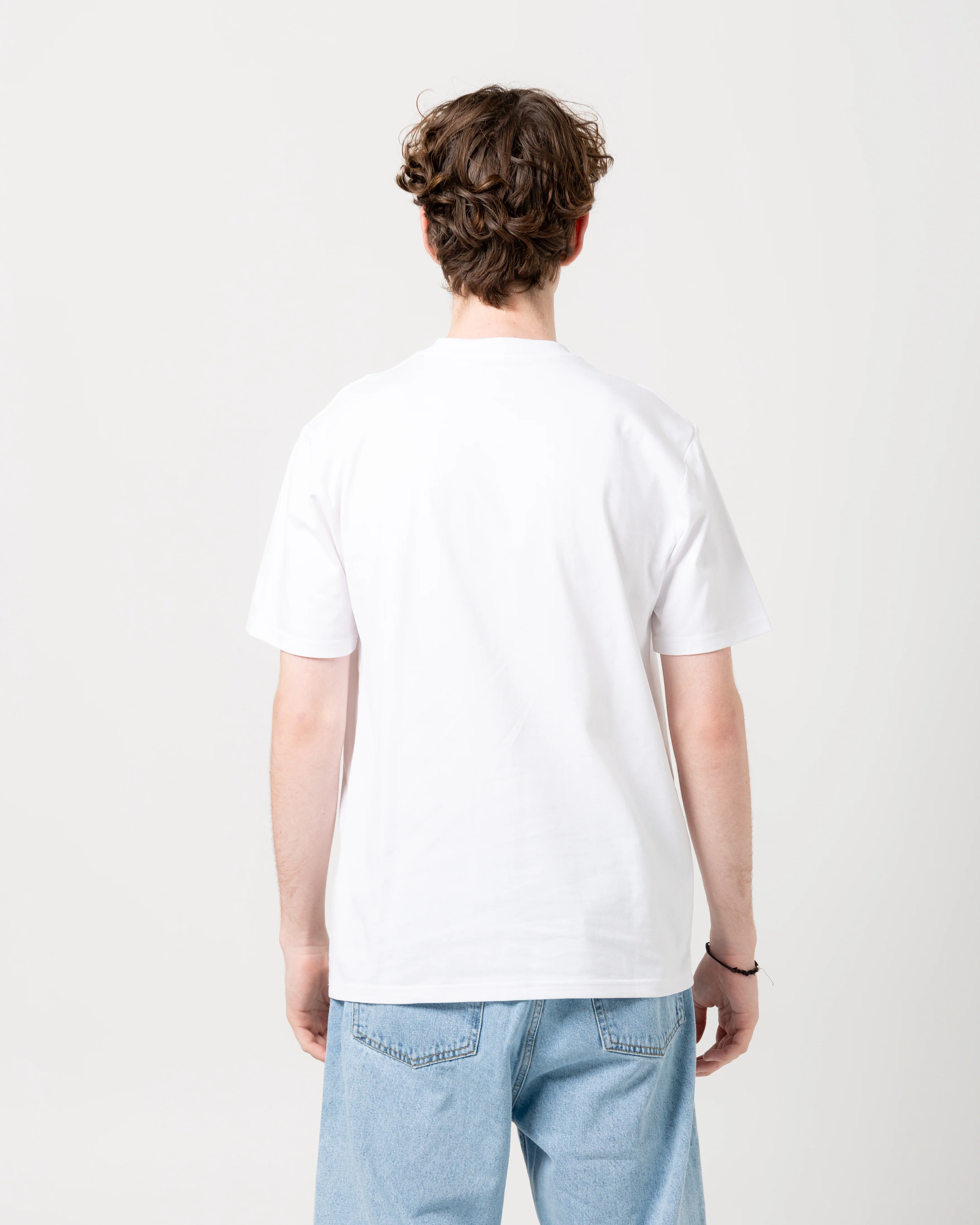 University Script Tee | White - Image 6