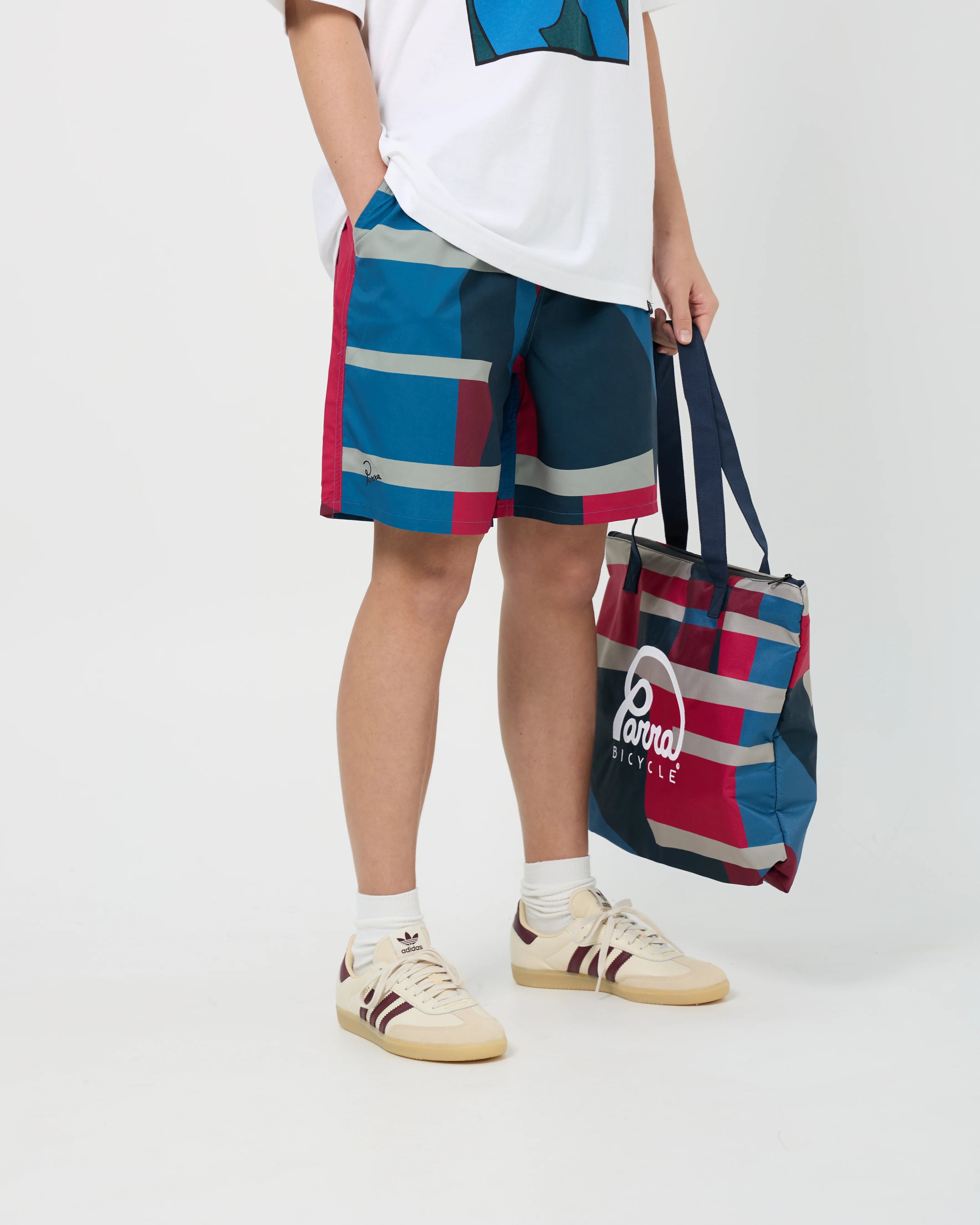 Vertical Forest Swim Shorts | Blue - Image 4