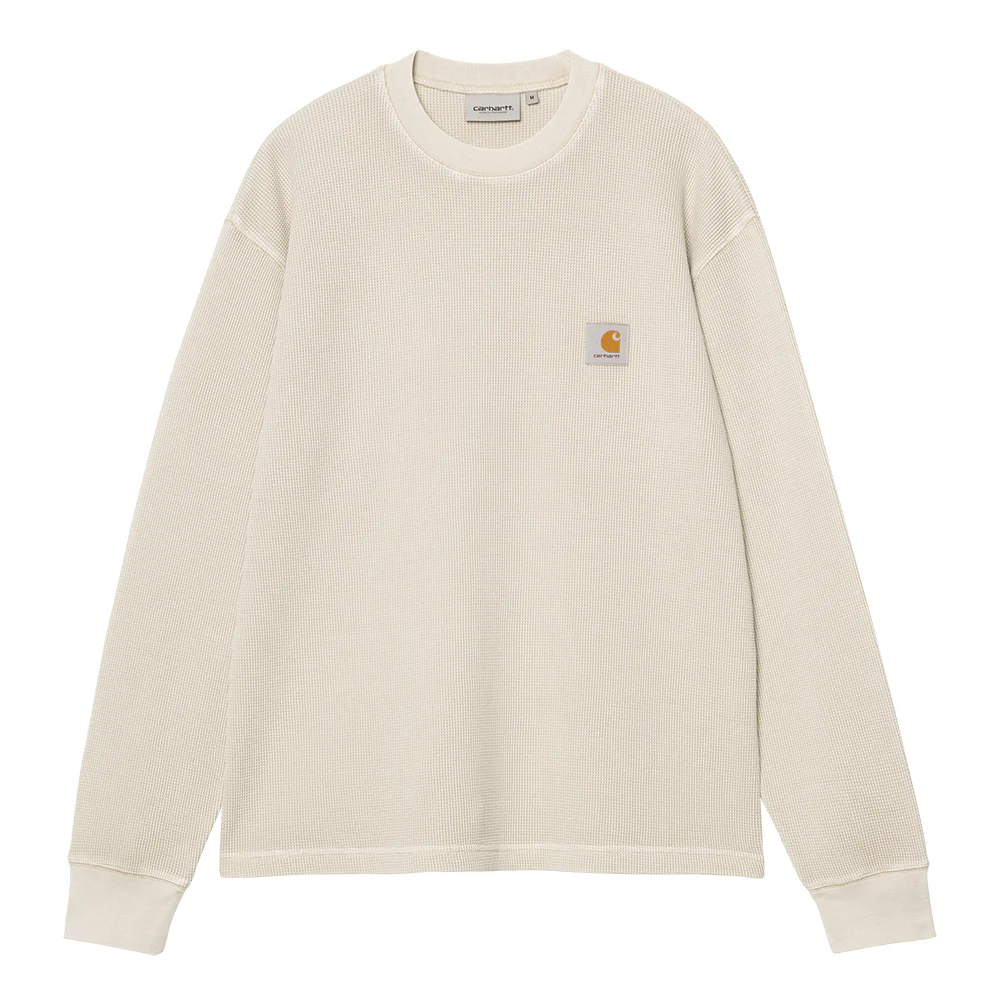 Vista Waffle L/S Tee | Fleur De Sel (Garment dyed)