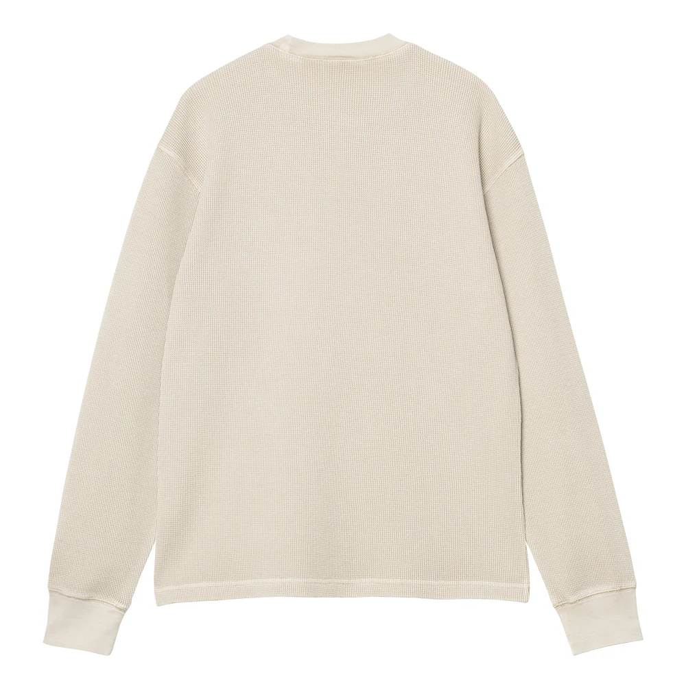 Vista Waffle L/S Tee | Fleur De Sel (Garment dyed) - Image 2