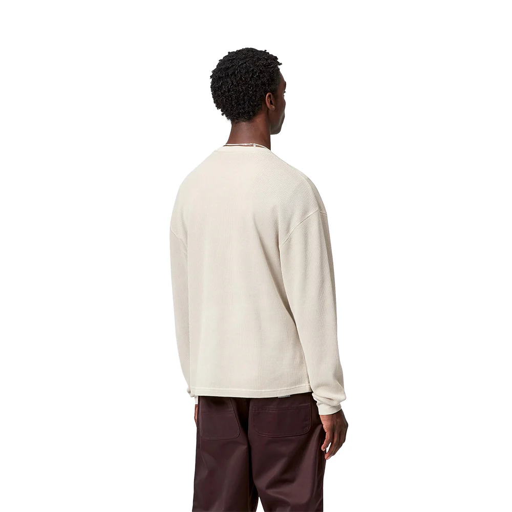 Vista Waffle L/S Tee | Fleur De Sel (Garment dyed) - Image 4