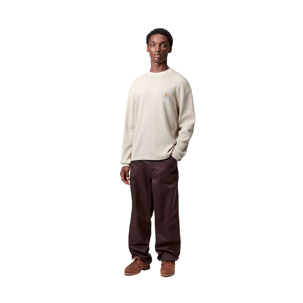 Vista Waffle L/S Tee | Fleur De Sel (Garment dyed) - Image 5