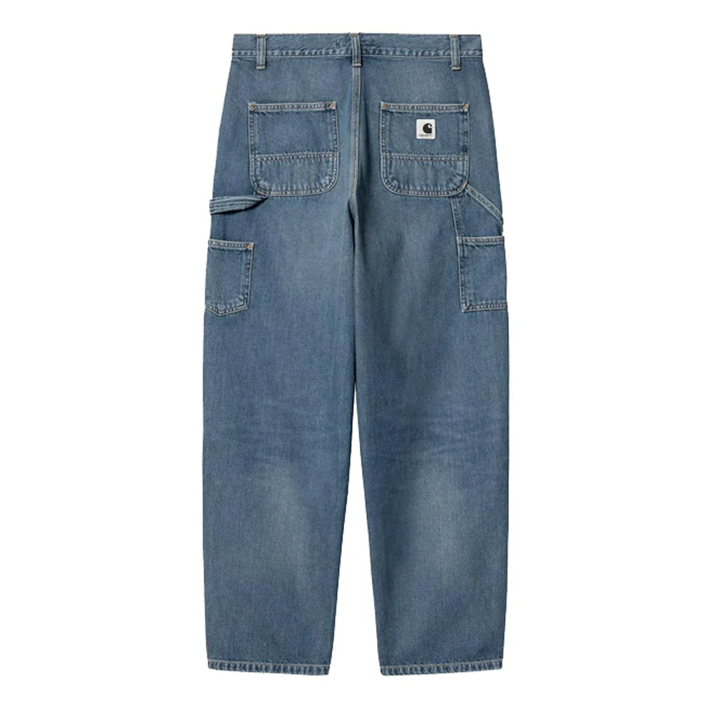 W' Brandon Double Knee Pant | Blue (dark used wash) - Image 2
