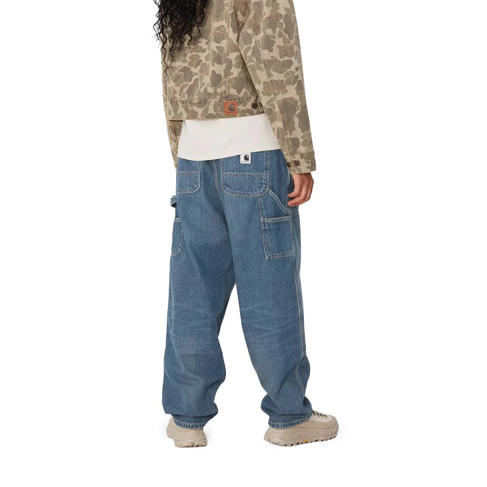 W' Brandon Double Knee Pant | Blue (dark used wash) - Image 4